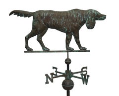 Copper Dog Weather Vane, American, Late 19th Century