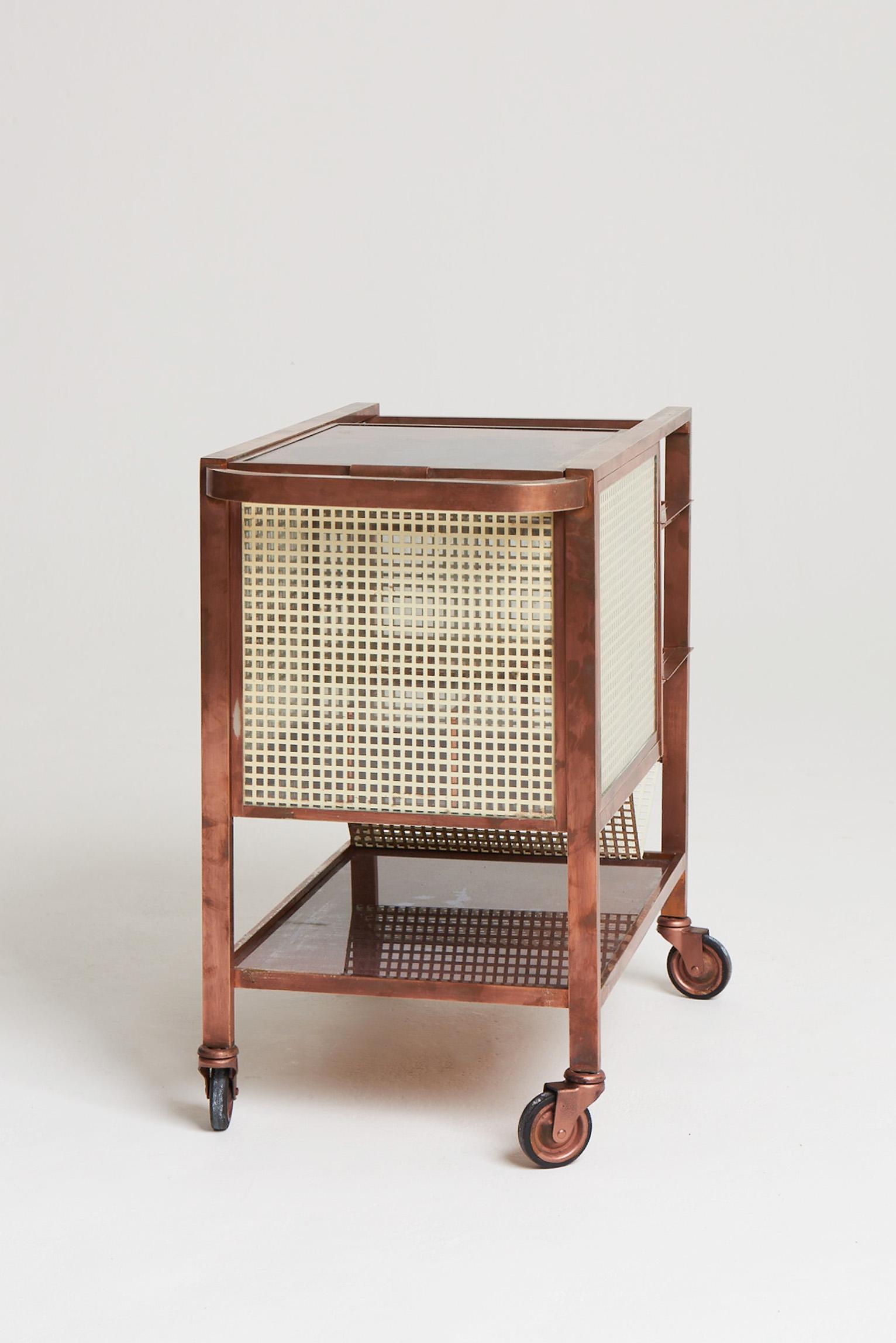 Copper Drinks Trolley Attributed to Joseph Hoffman '1870-1956' 3