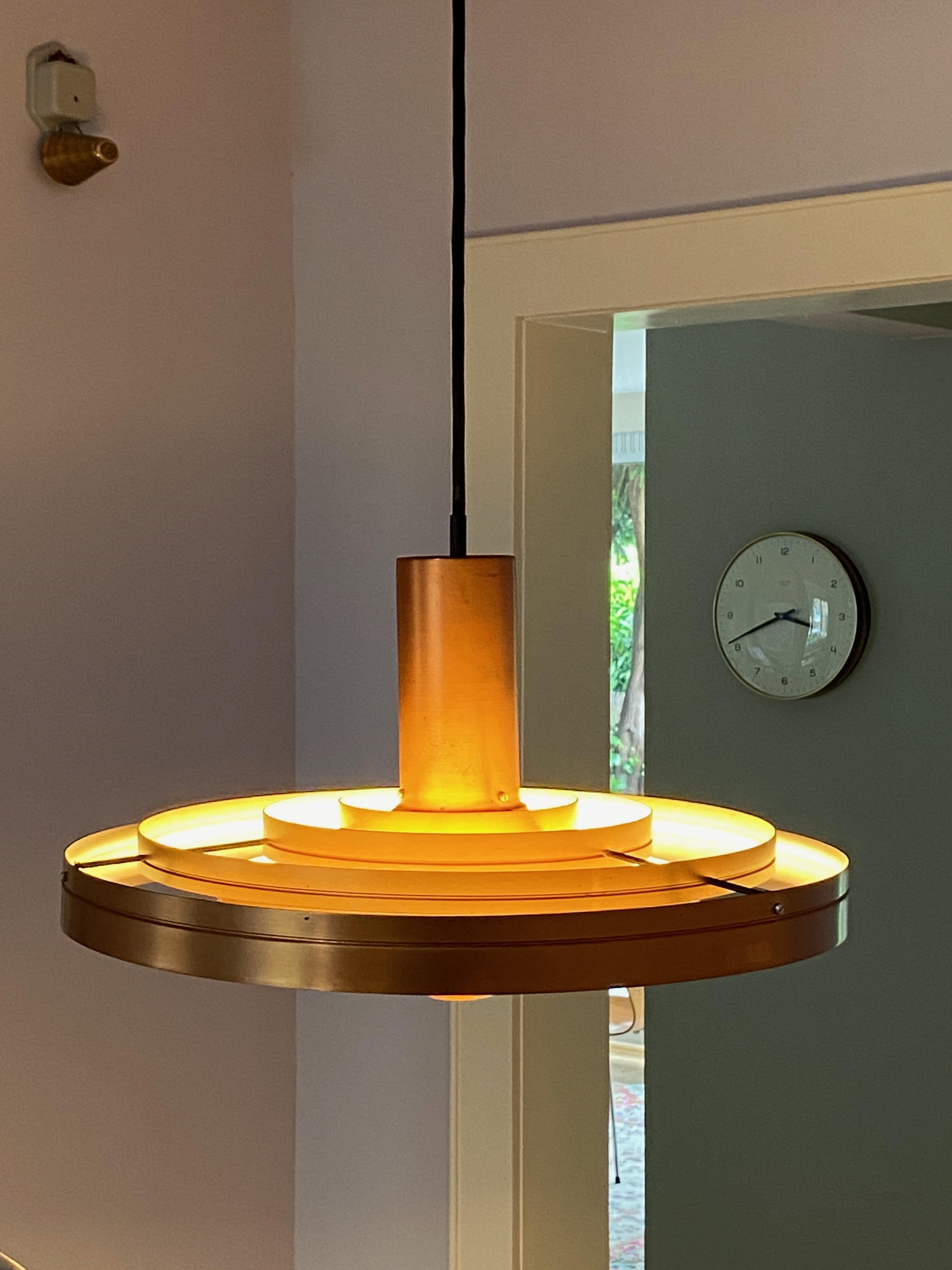 Copper Fibonacci Ceiling Lamp by Sophus Frandsen for Fog & Mørup, Denmark 4