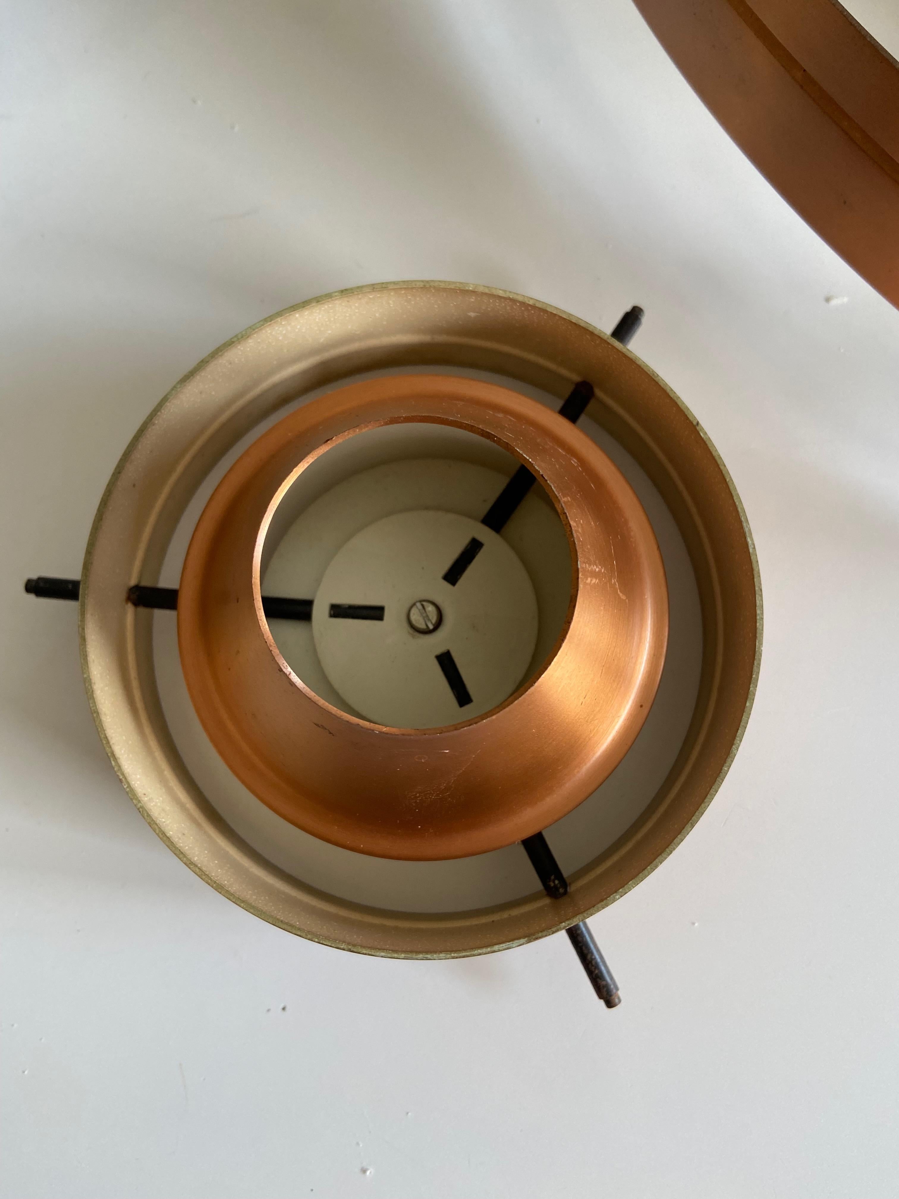 Metal Copper Fibonacci Ceiling Lamp by Sophus Frandsen for Fog & Mørup, Denmark