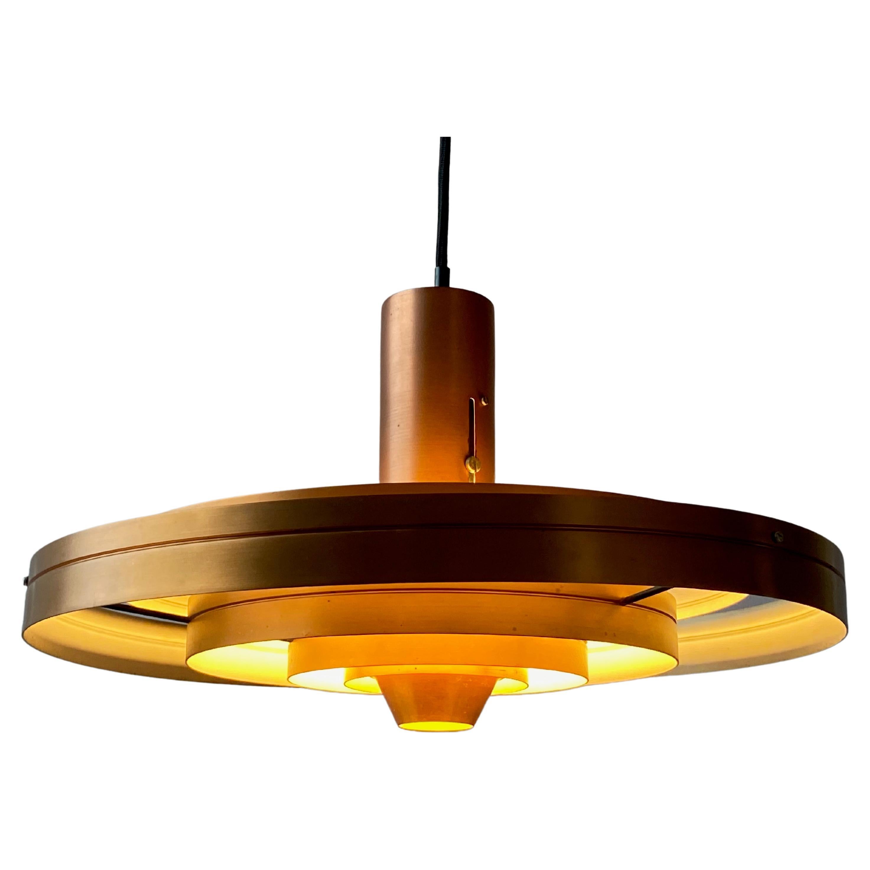Copper Fibonacci Ceiling Lamp by Sophus Frandsen for Fog & Mørup, Denmark
