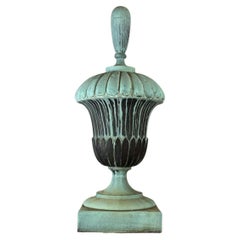 Copper finial, Decorative Urn, About 1880