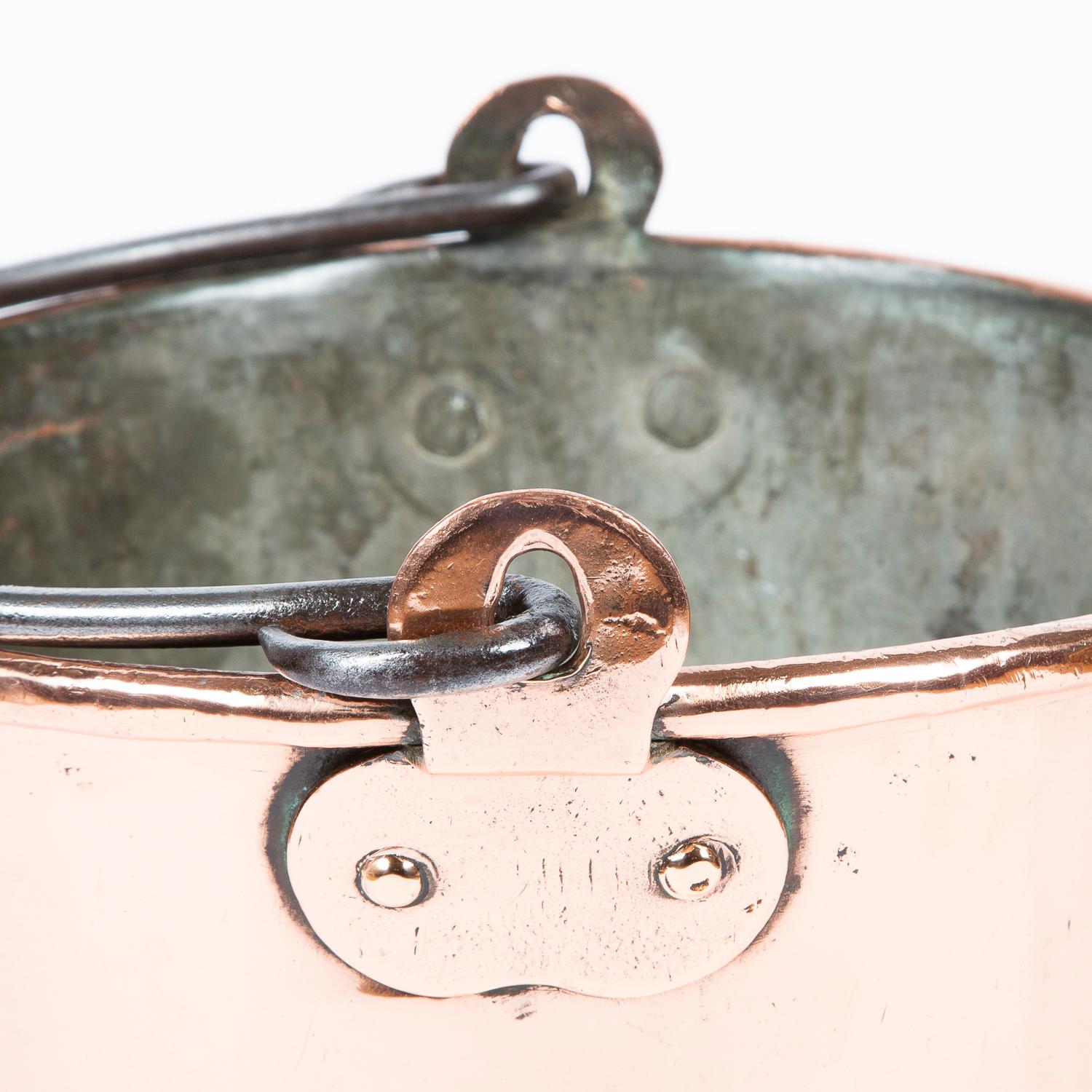 English Copper Fire Bucket For Sale