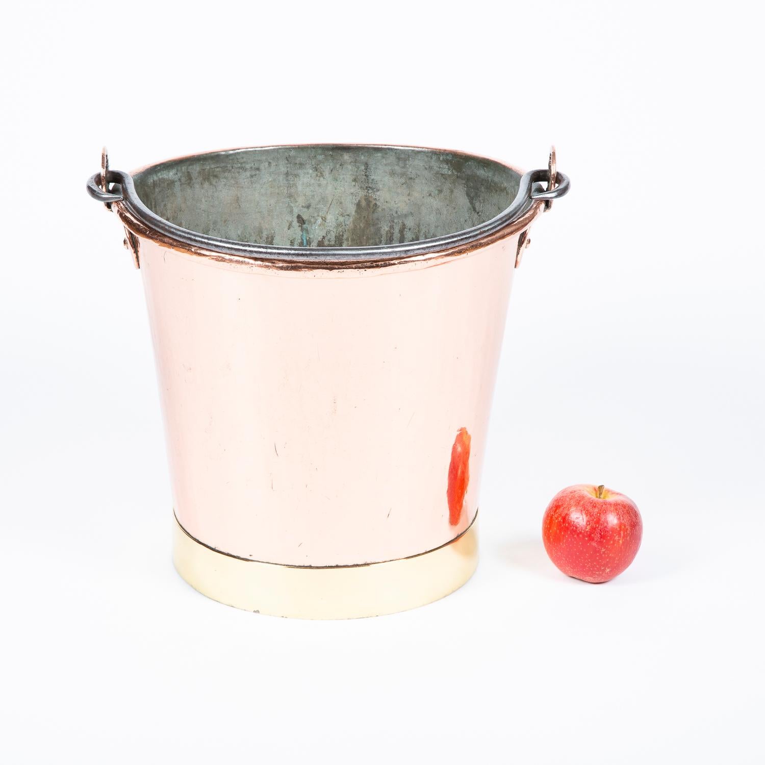 19th Century Copper Fire Bucket For Sale