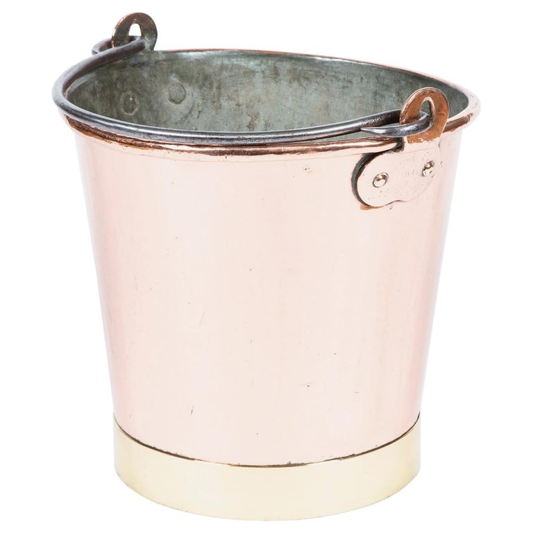 Copper Fire Bucket For Sale at 1stDibs