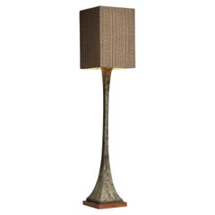 Copper Floor Lamp, England, 1970