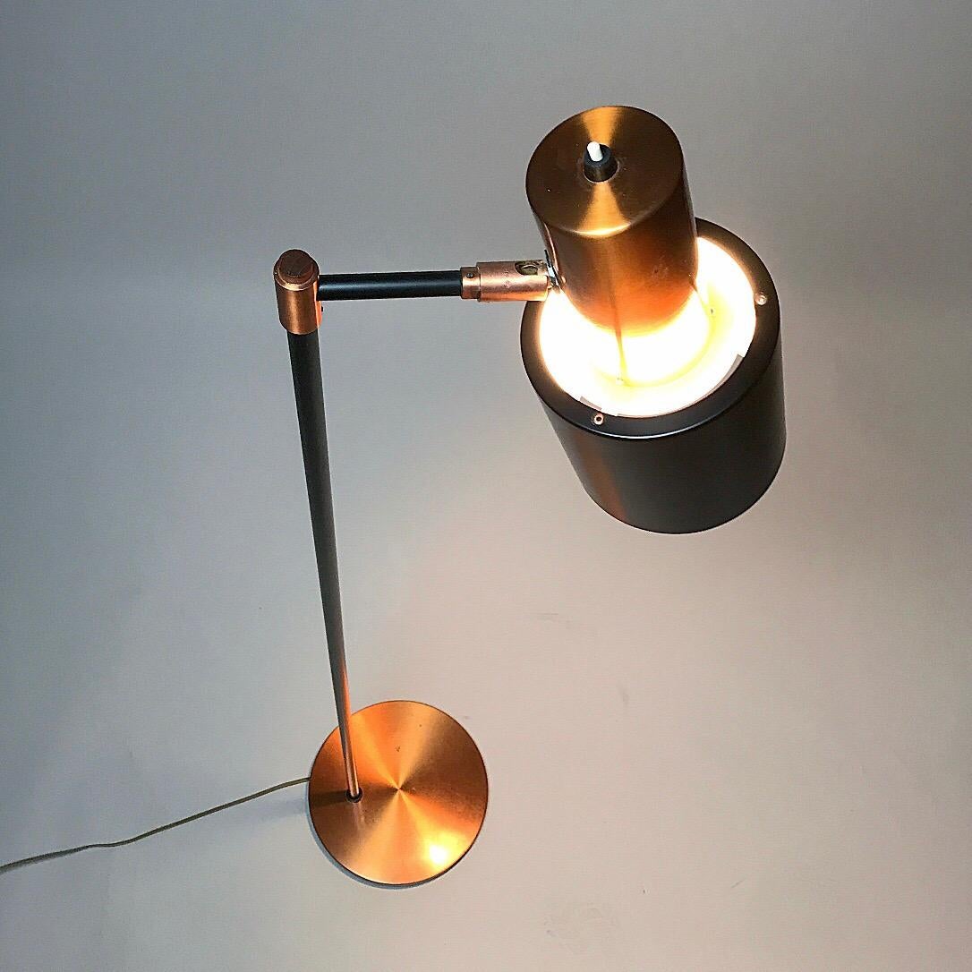 Classic floor lamp called studio by renowned Jo Hammerborg for Fog Morup, Denmark.

Designed in the early 1960s this floor lamp has become an icon for midcentury lighting design due to the fact of the high built quality, the simplicity and