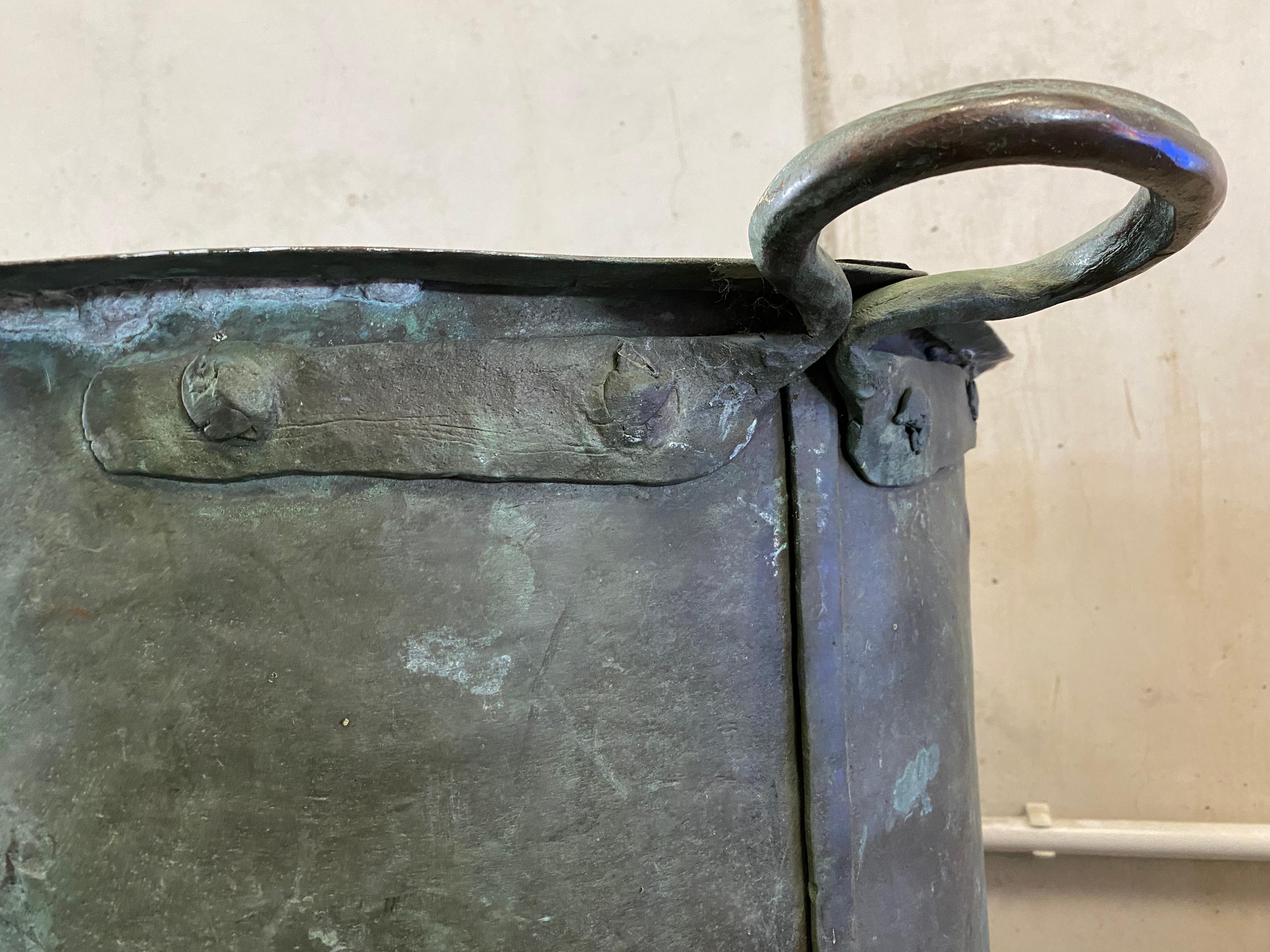 Copper Garden Bucket from the 1800's 8