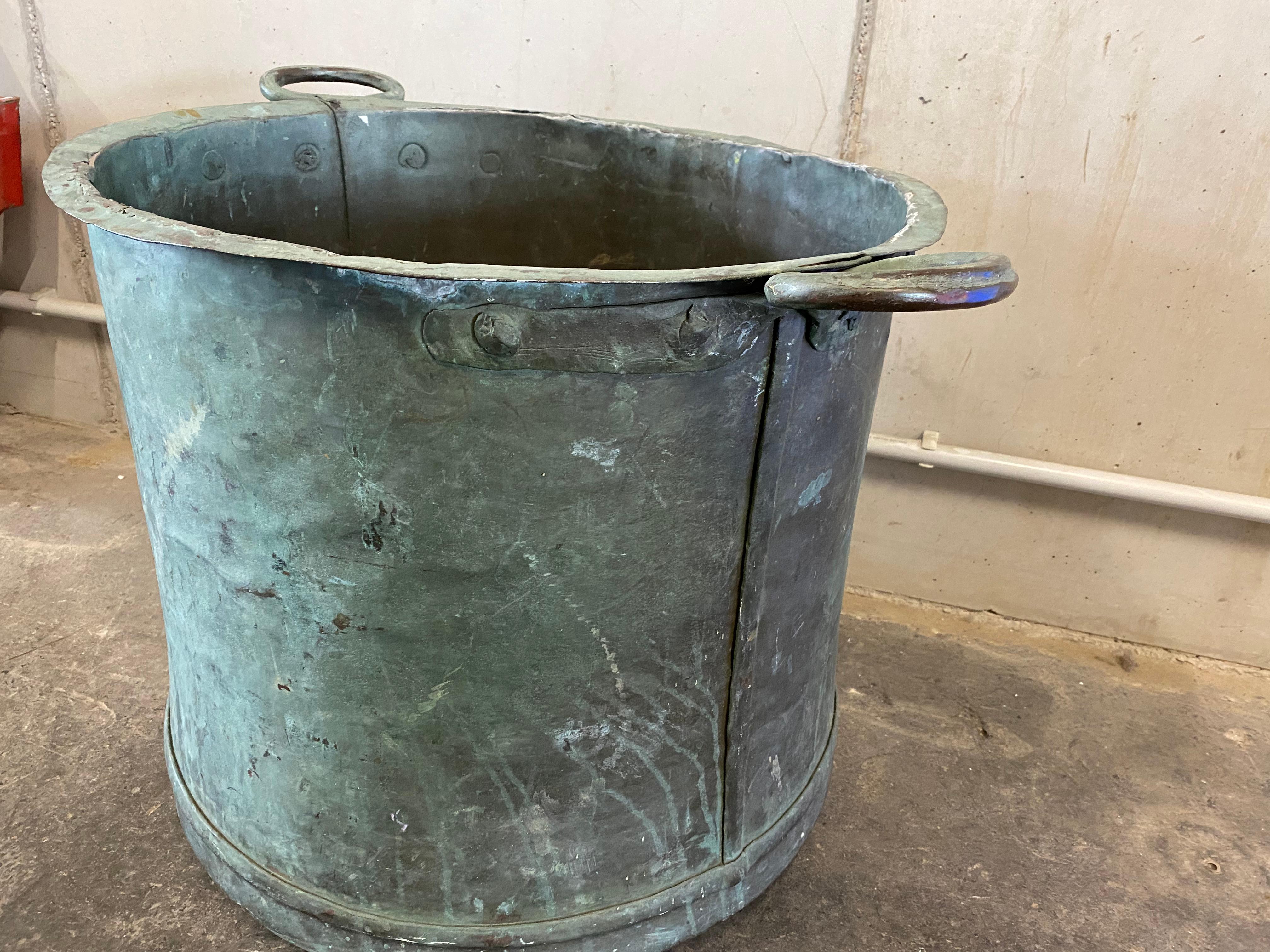 Copper Garden Bucket from the 1800's 9