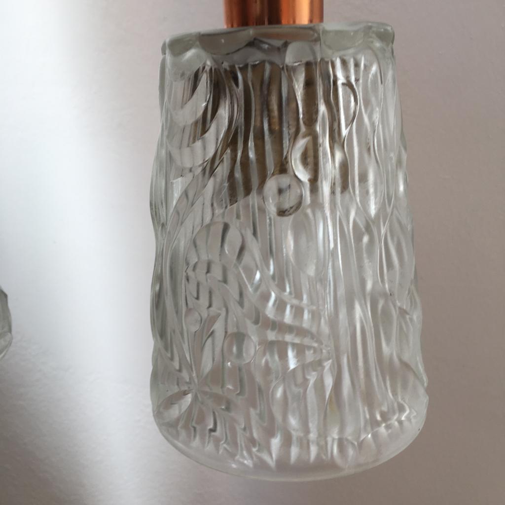 Kronleuchter aus Kupferglas von Rupert Nikoll im Zustand „Gut“ im Angebot in Vienna, AT