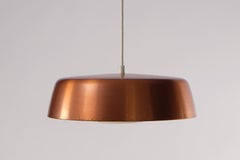 Copper and Glass Pendant, Sweden, 1970s
