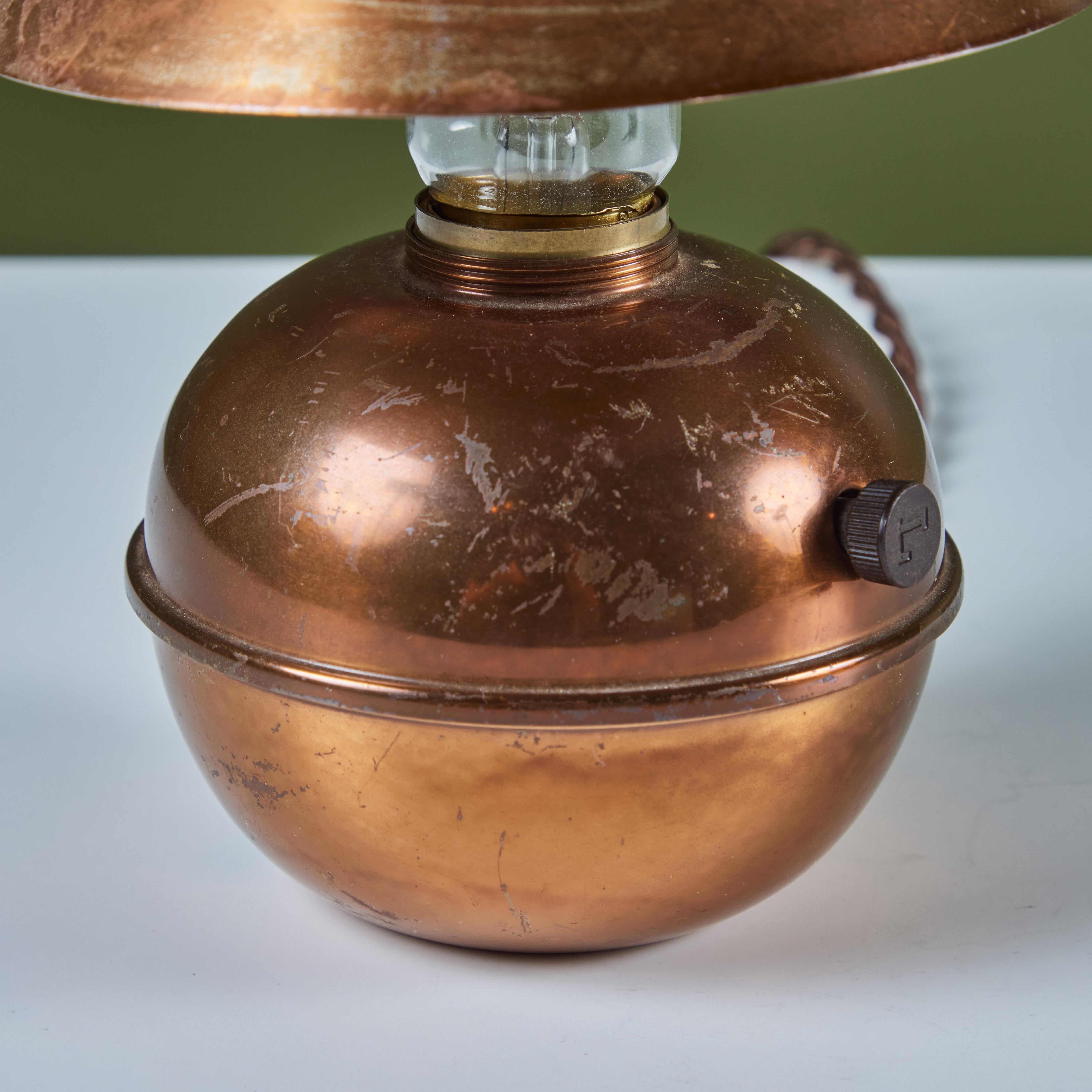 Copper Glow Lamp by Ruth Gerth for Chase 4