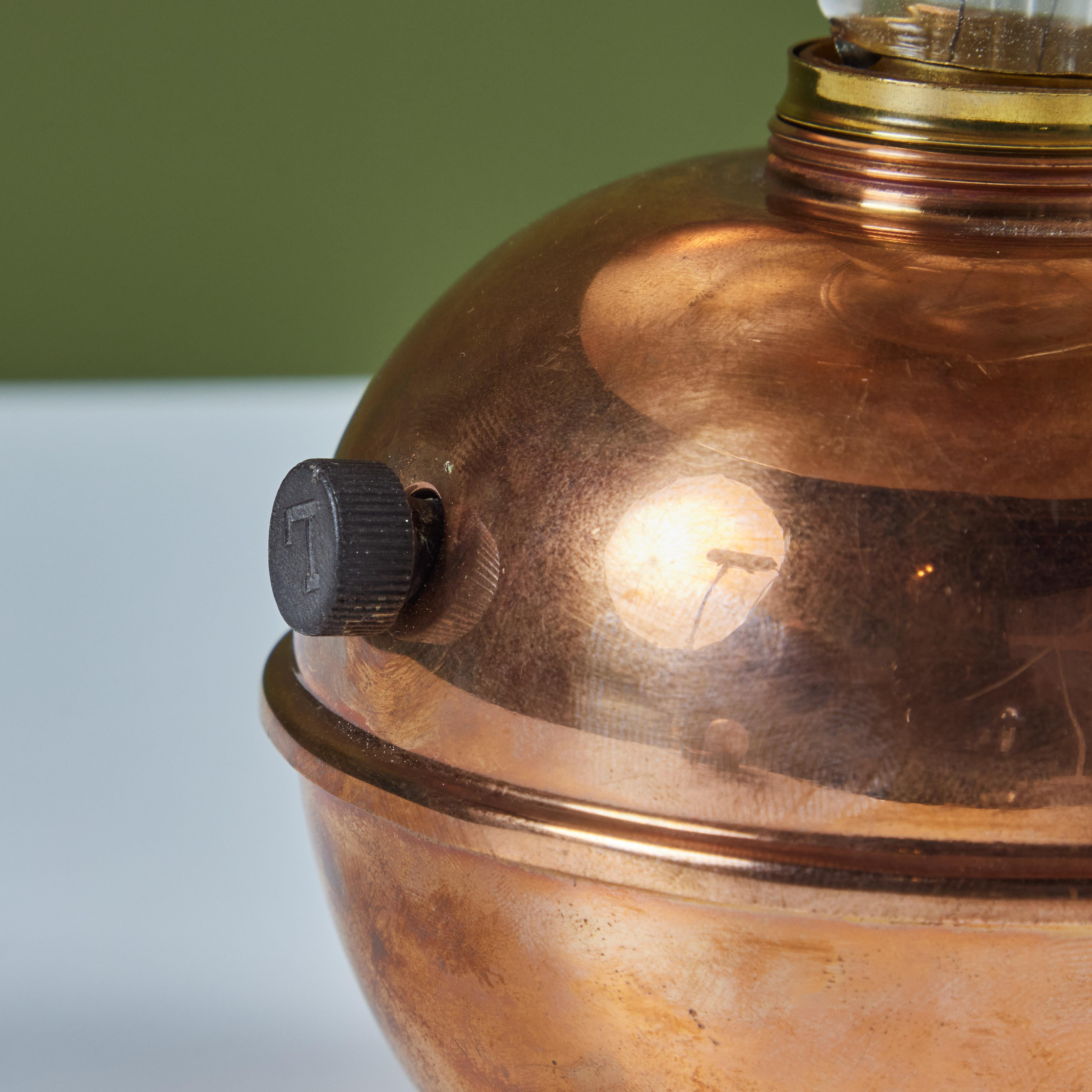 Copper Glow Lamp by Ruth Gerth for Chase 3