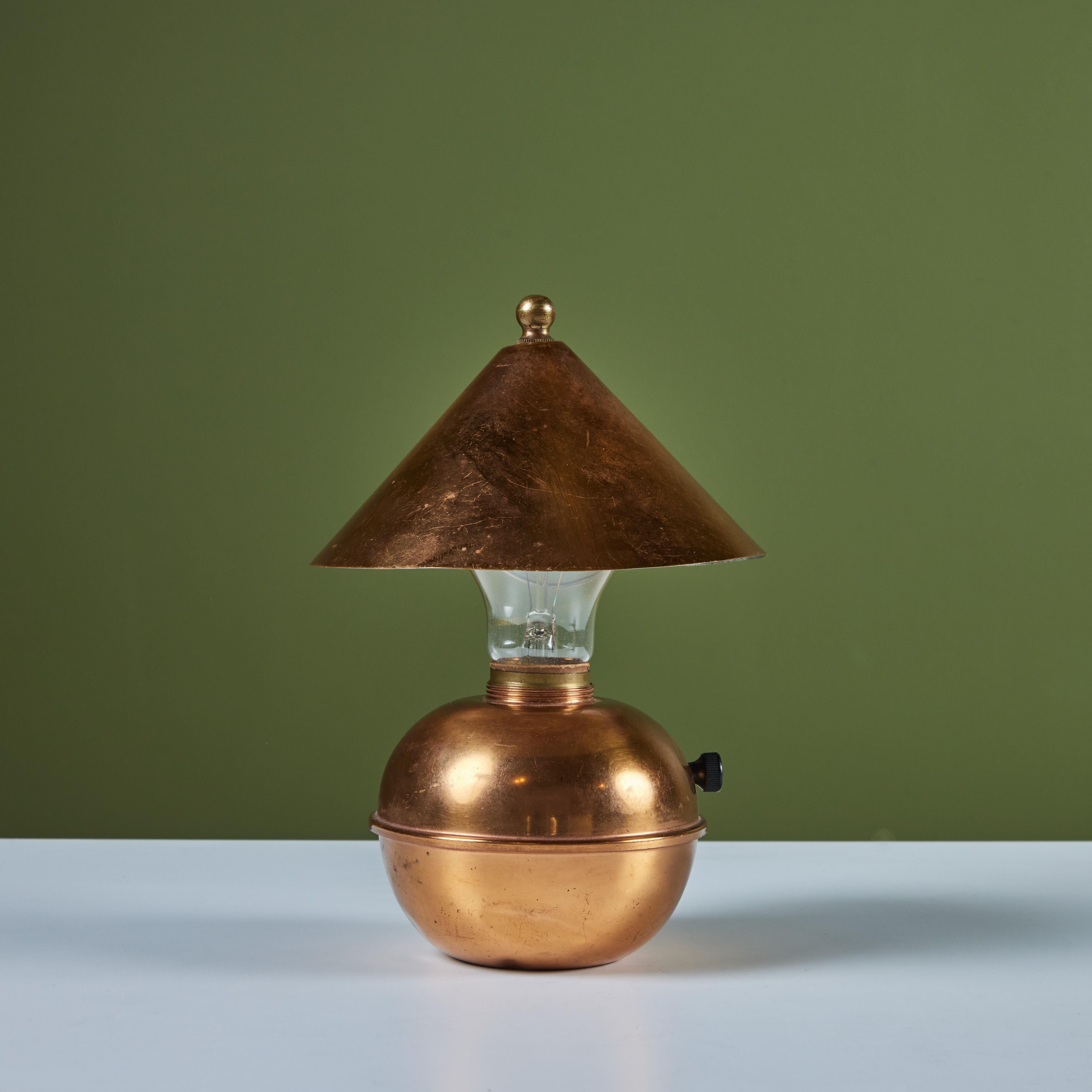 American Copper Glow Lamp by Ruth Gerth for Chase