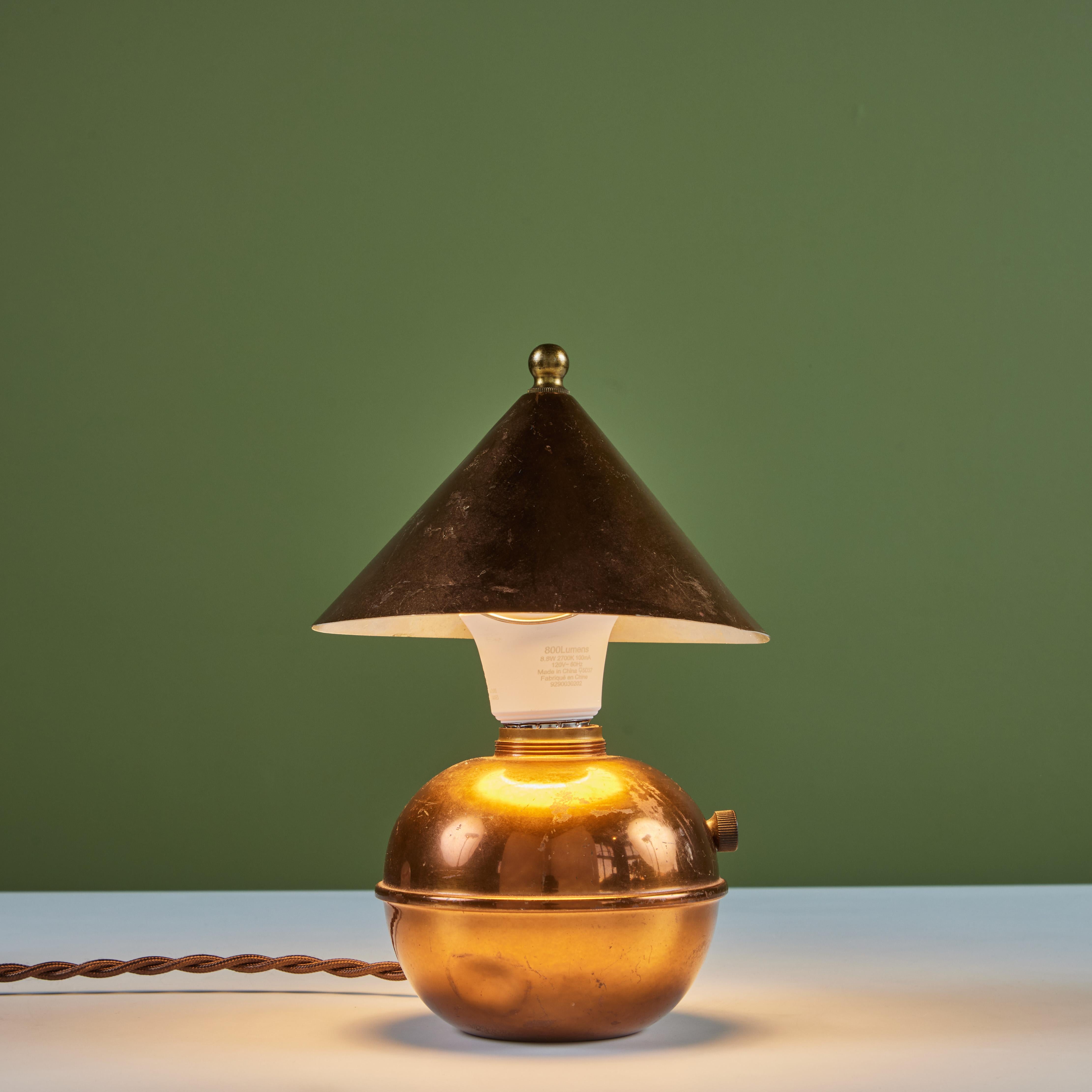 20th Century Copper Glow Lamp by Ruth Gerth for Chase