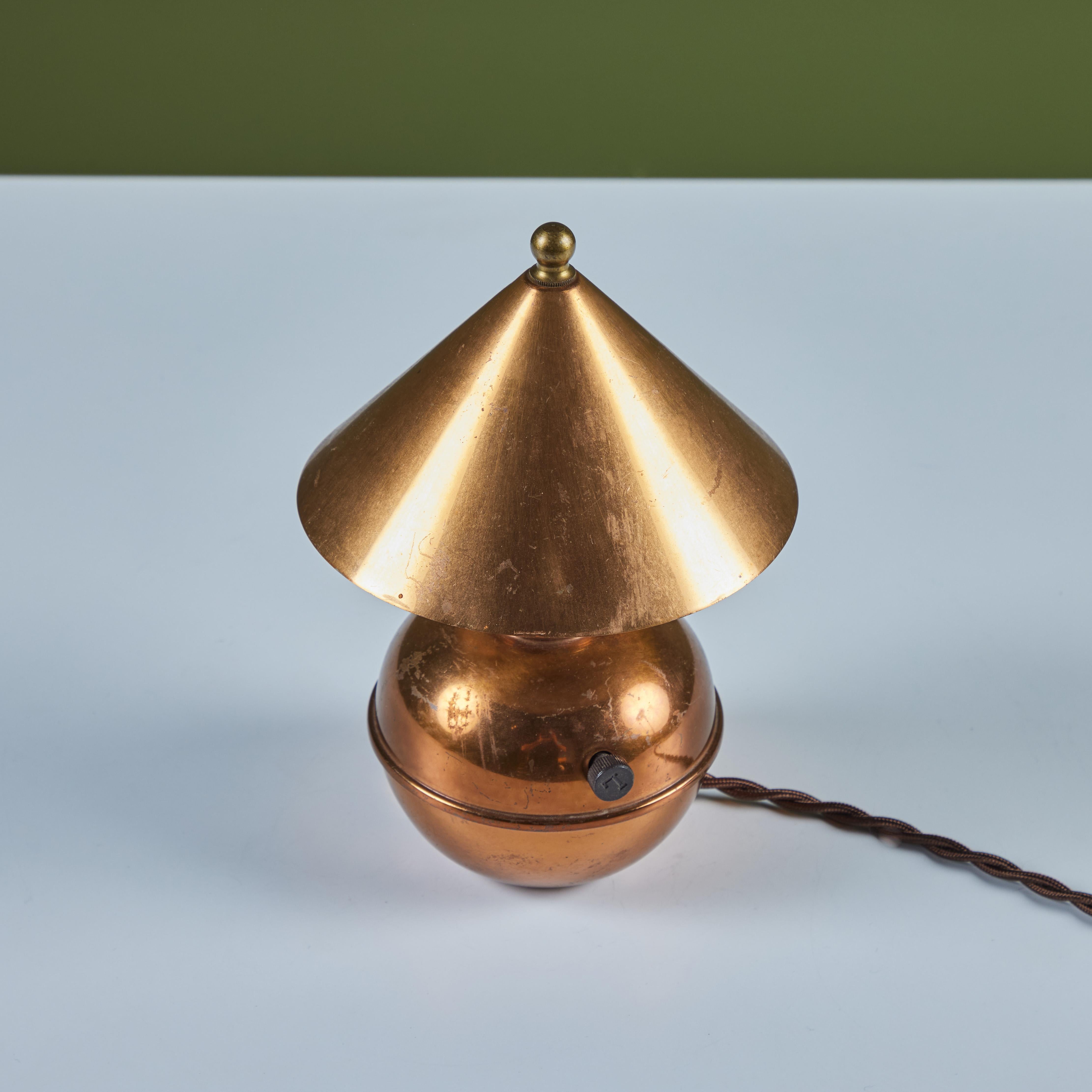 Copper Glow Lamp by Ruth Gerth for Chase 1