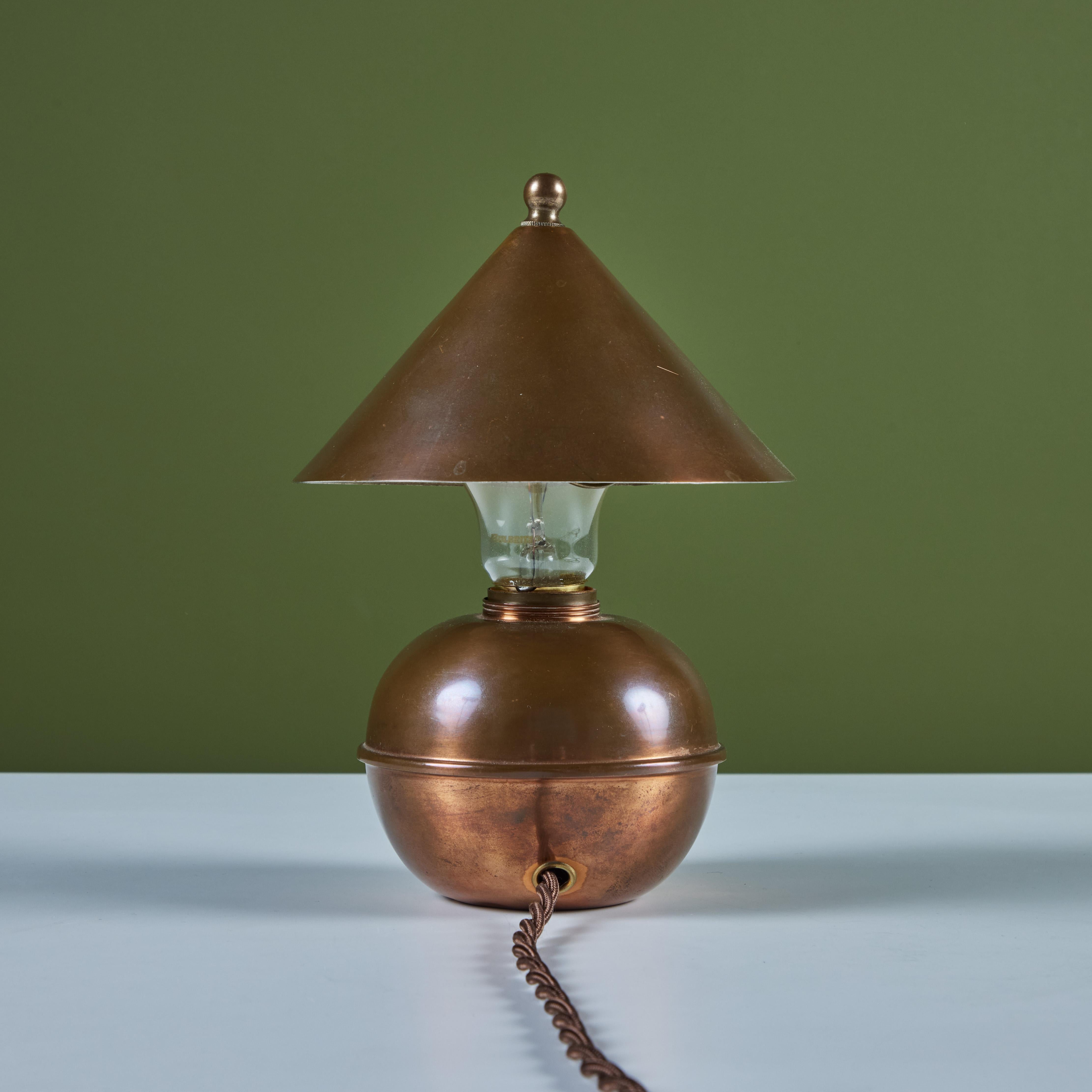 Copper Glow Lamp by Ruth Gerth for Chase 2