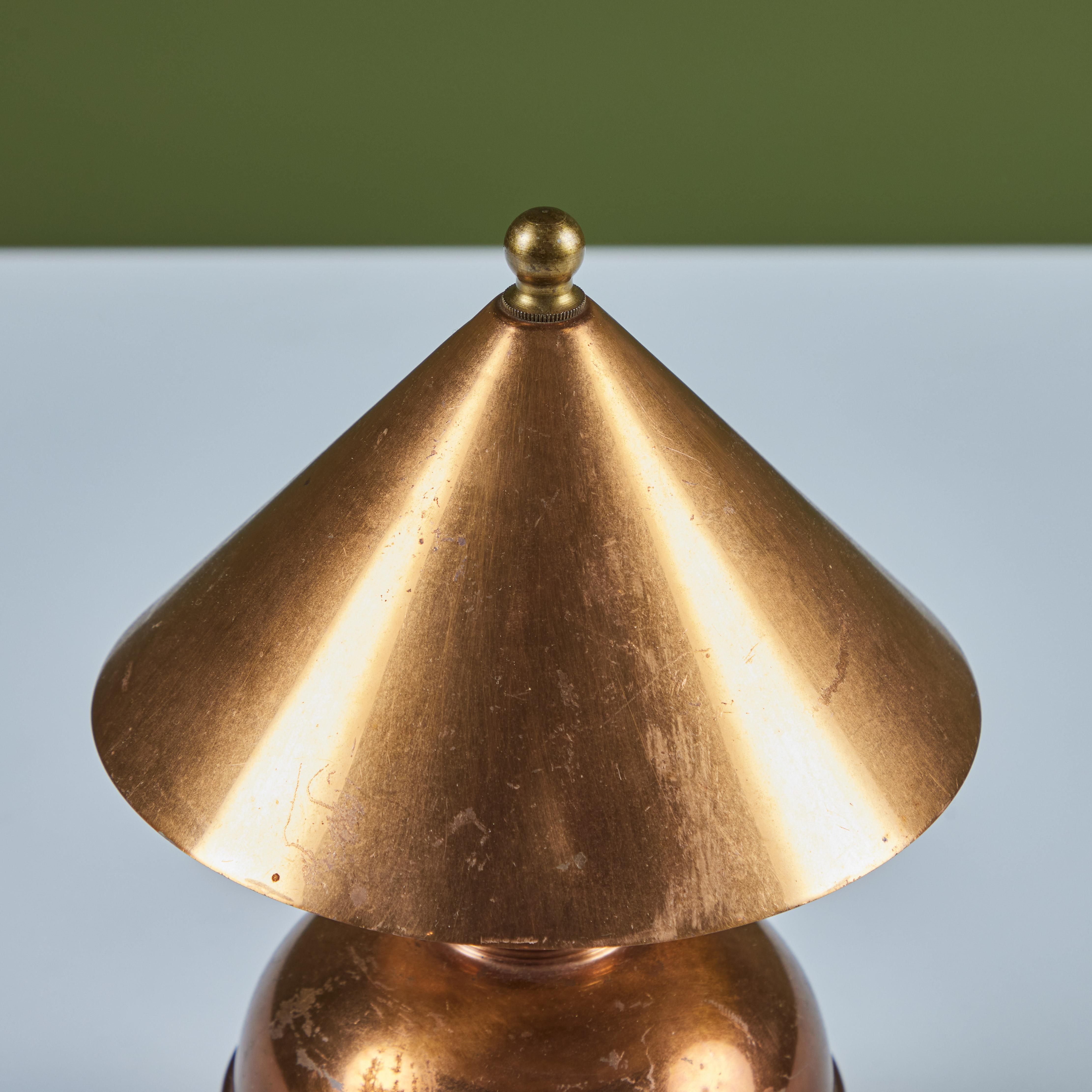 Copper Glow Lamp by Ruth Gerth for Chase 2
