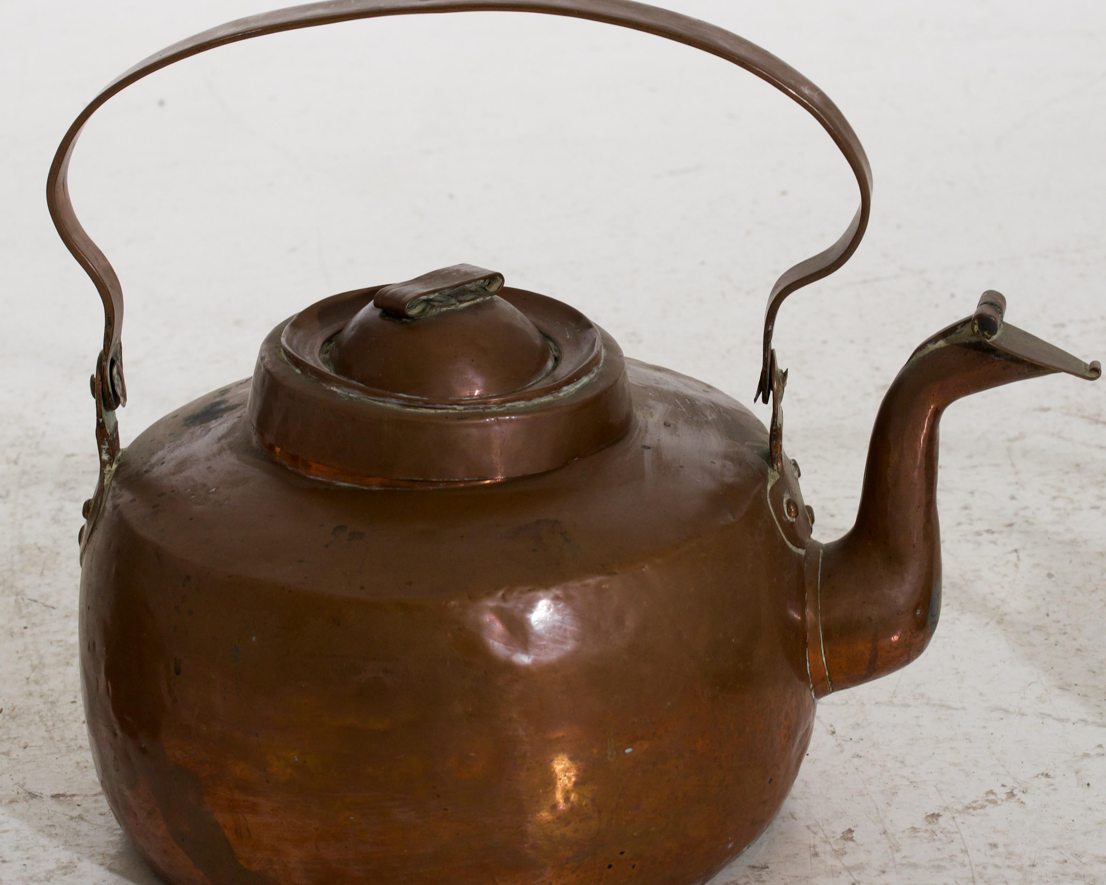 antique copper tea kettle value