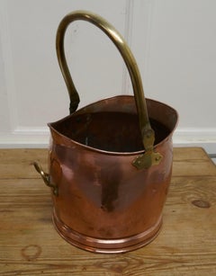 Copper Helmet Coal Scuttle