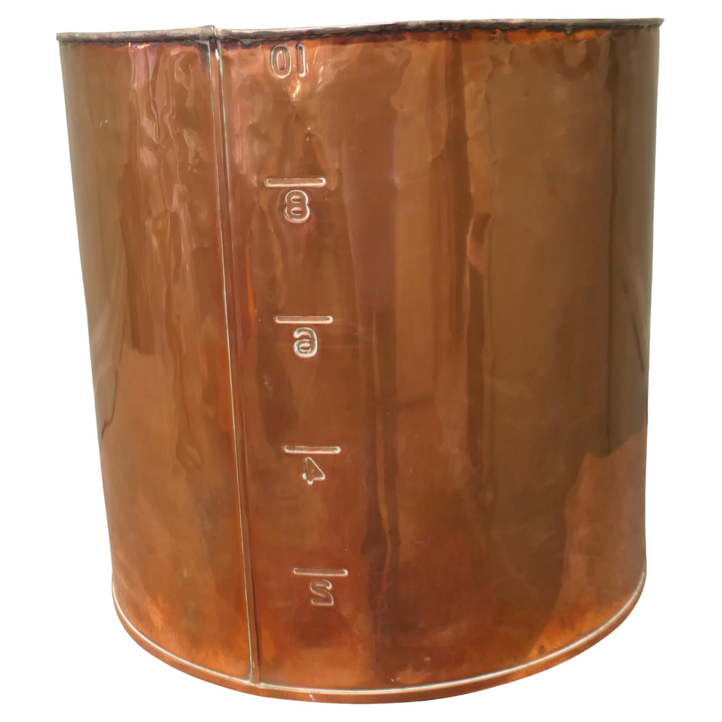 Copper Hot Water Filter, Log Bin  This very practical piece For Sale