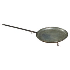Antique Copper & Iron Paella Pan