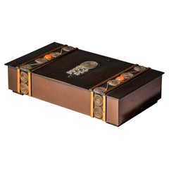 Copper Jewelry Box by Lignifer, Hungary, 1970s