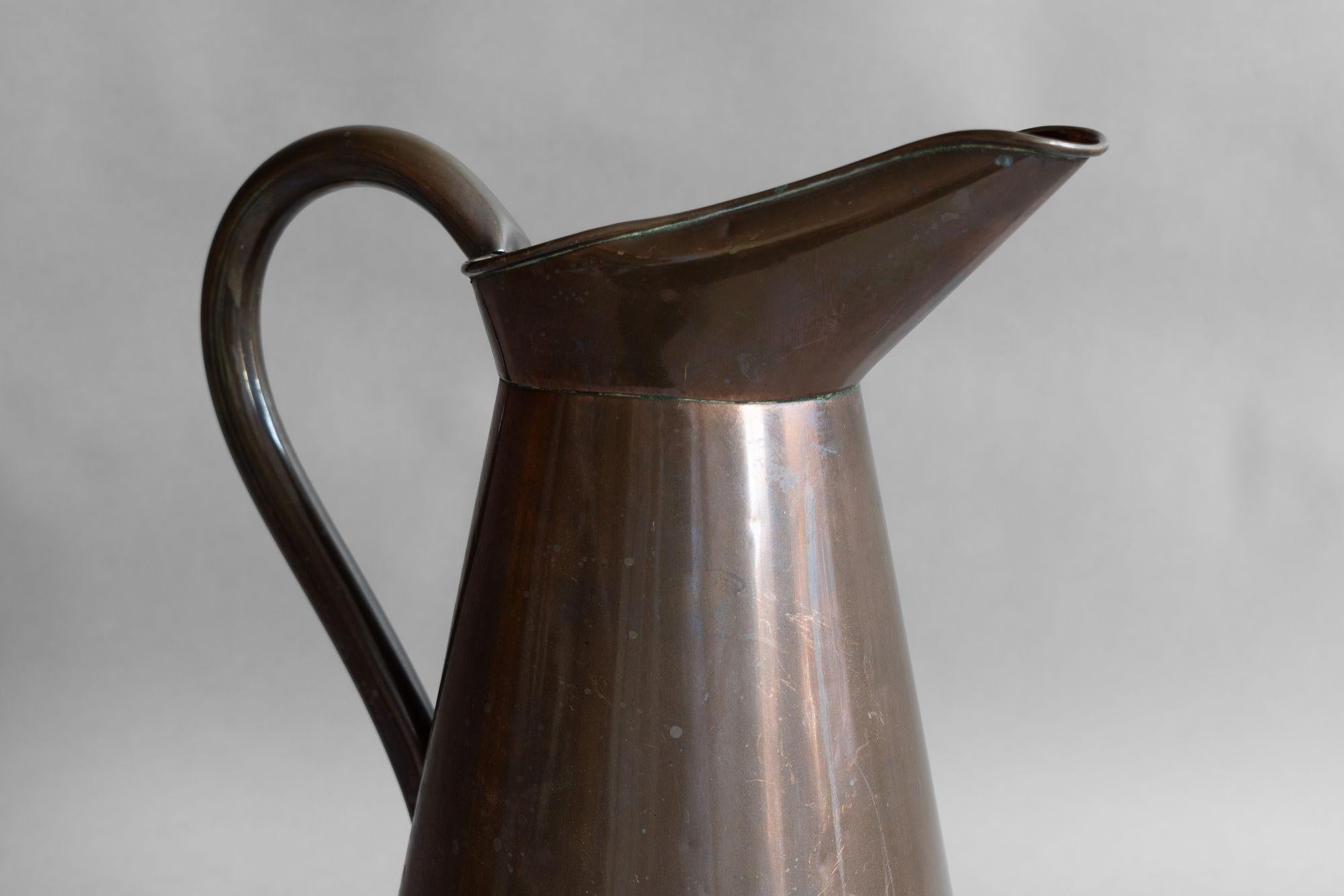 British Copper Jug For Sale