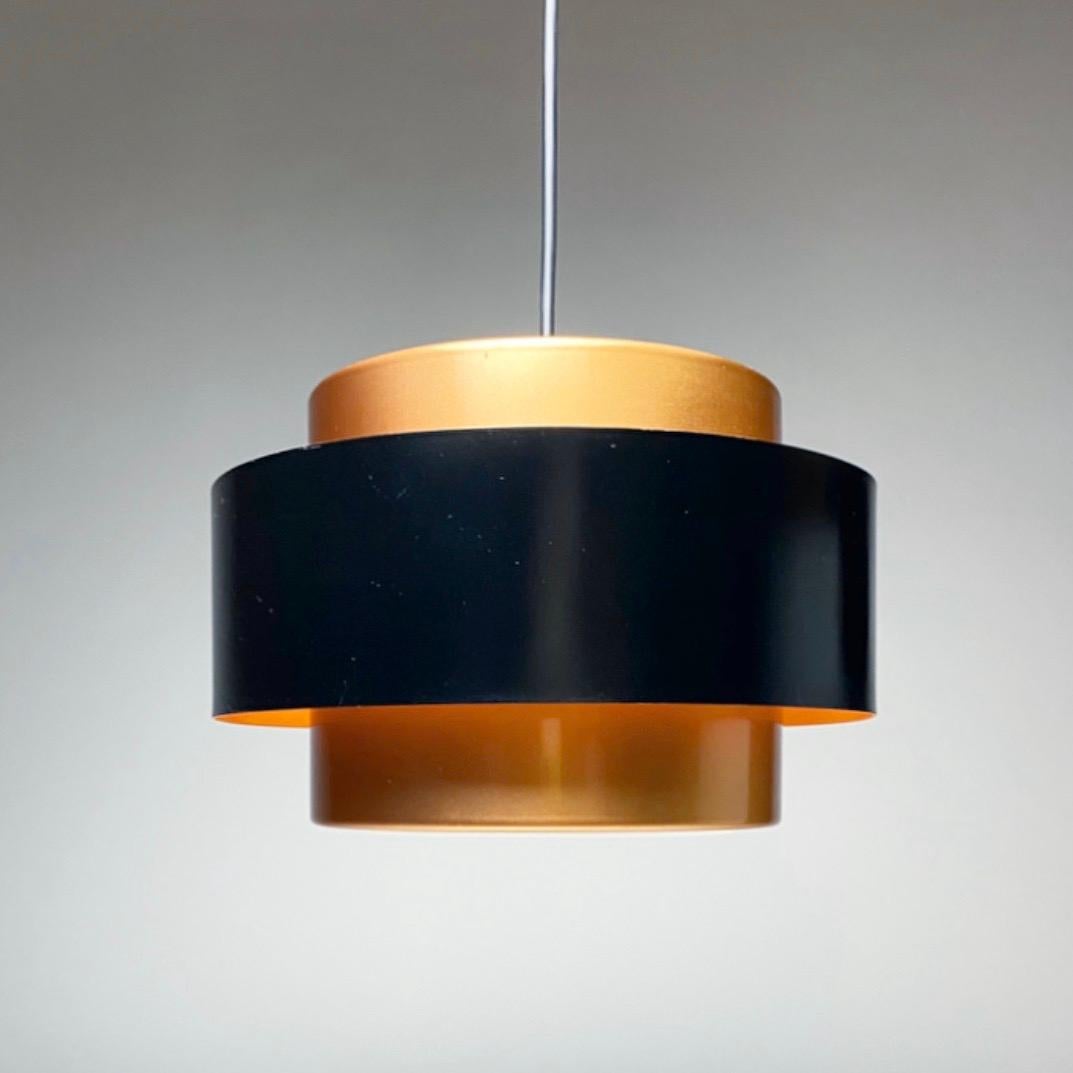 Scandinavian Modern Copper Juno Ceiling Light by Jo Hammerborg for Fog Morup, Denmark, 1960s