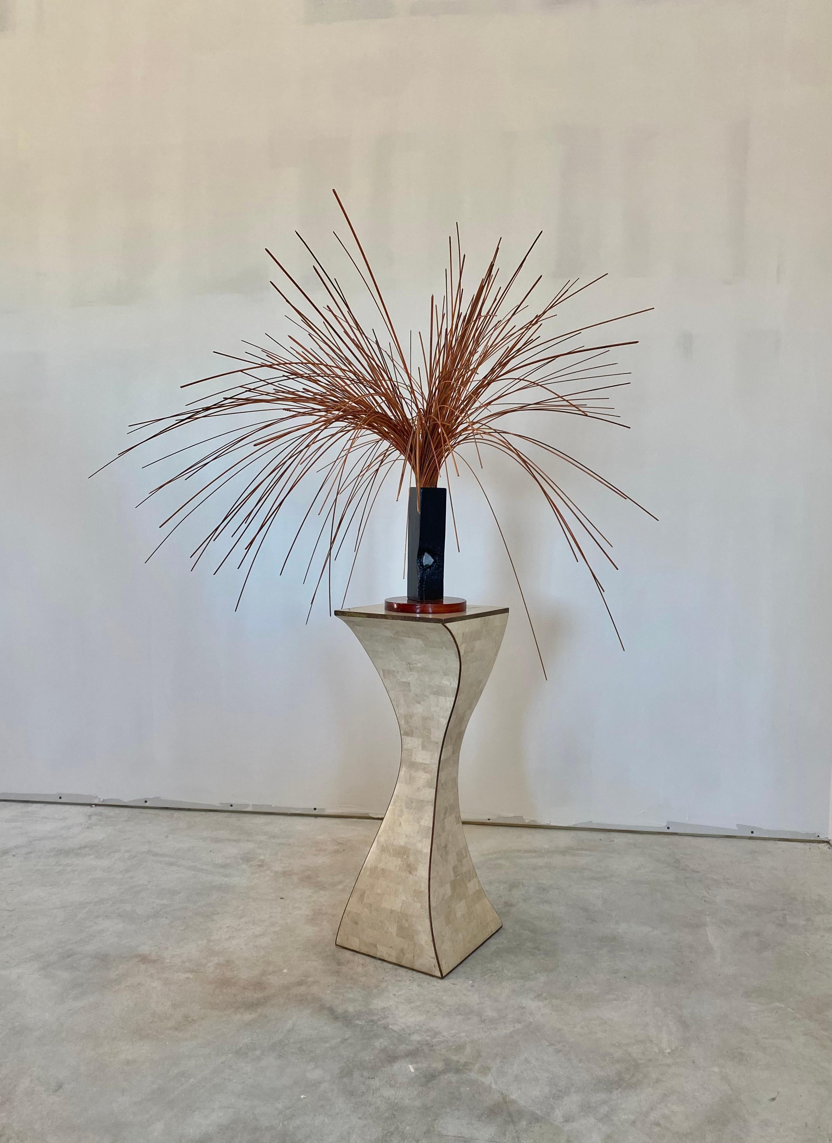 Fait main Sculpture cinétique en cuivre 