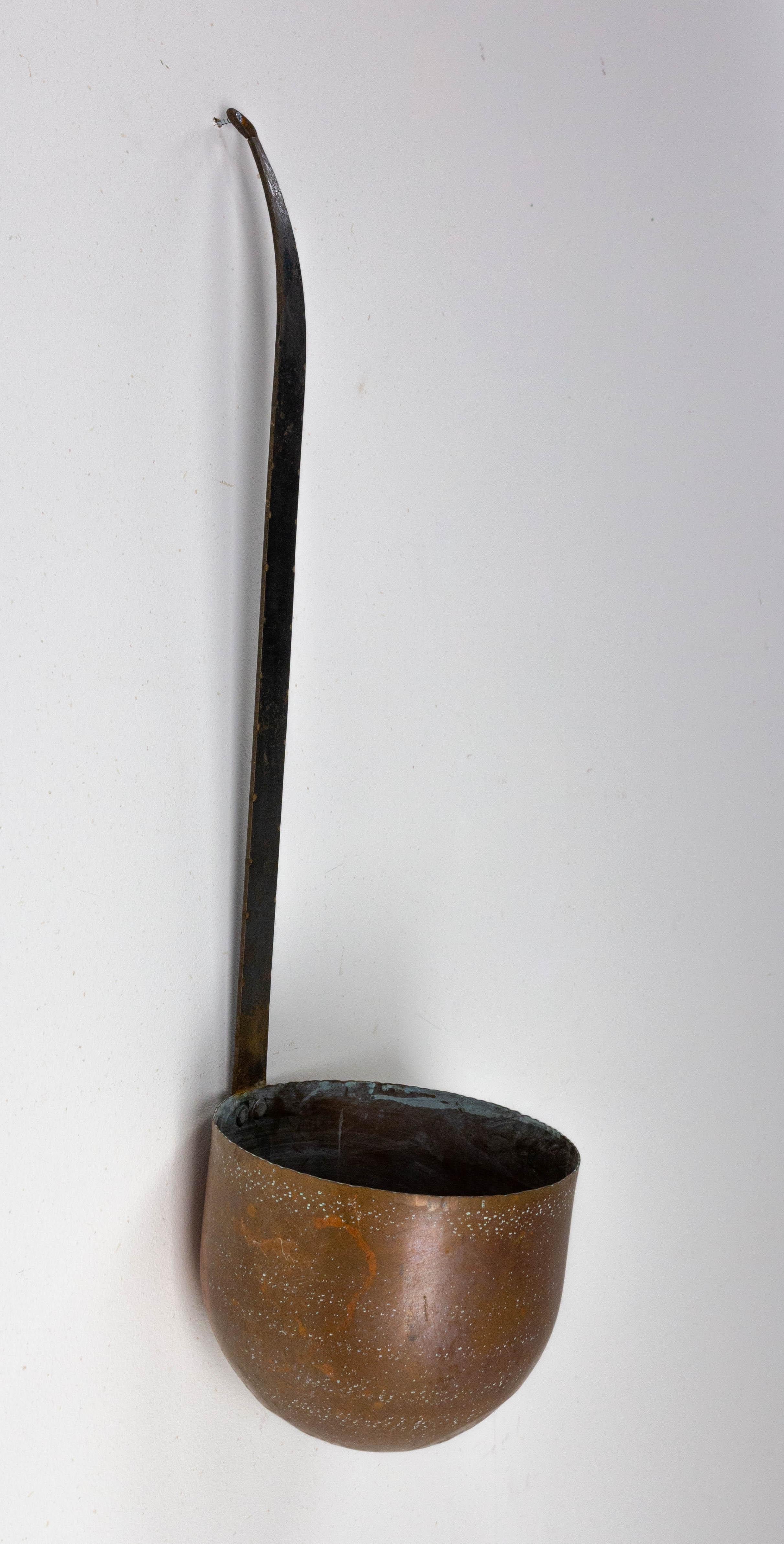 French Copper Ladle, France, Late 19th Century For Sale