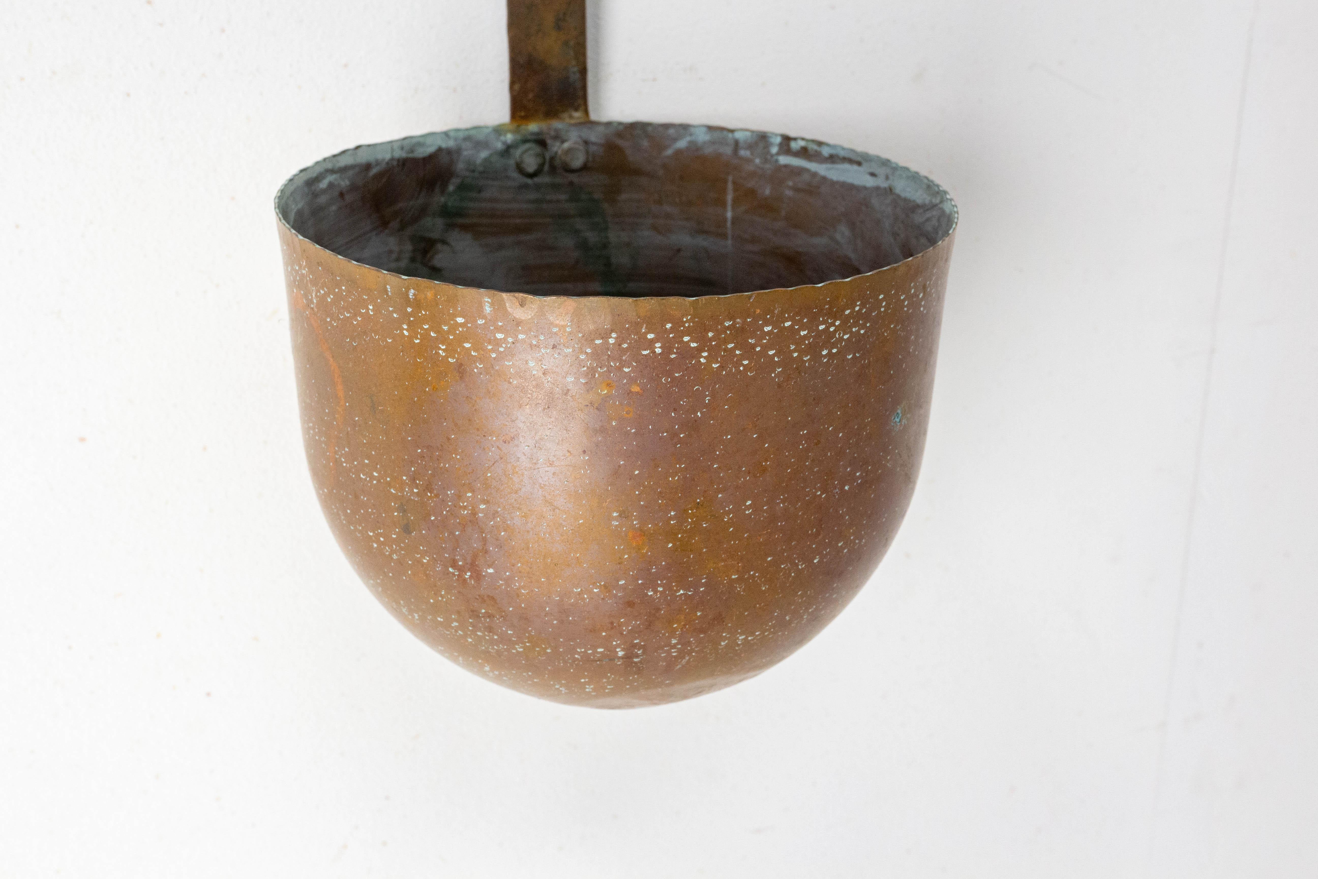 Copper Ladle, France, Late 19th Century In Good Condition For Sale In Labrit, Landes