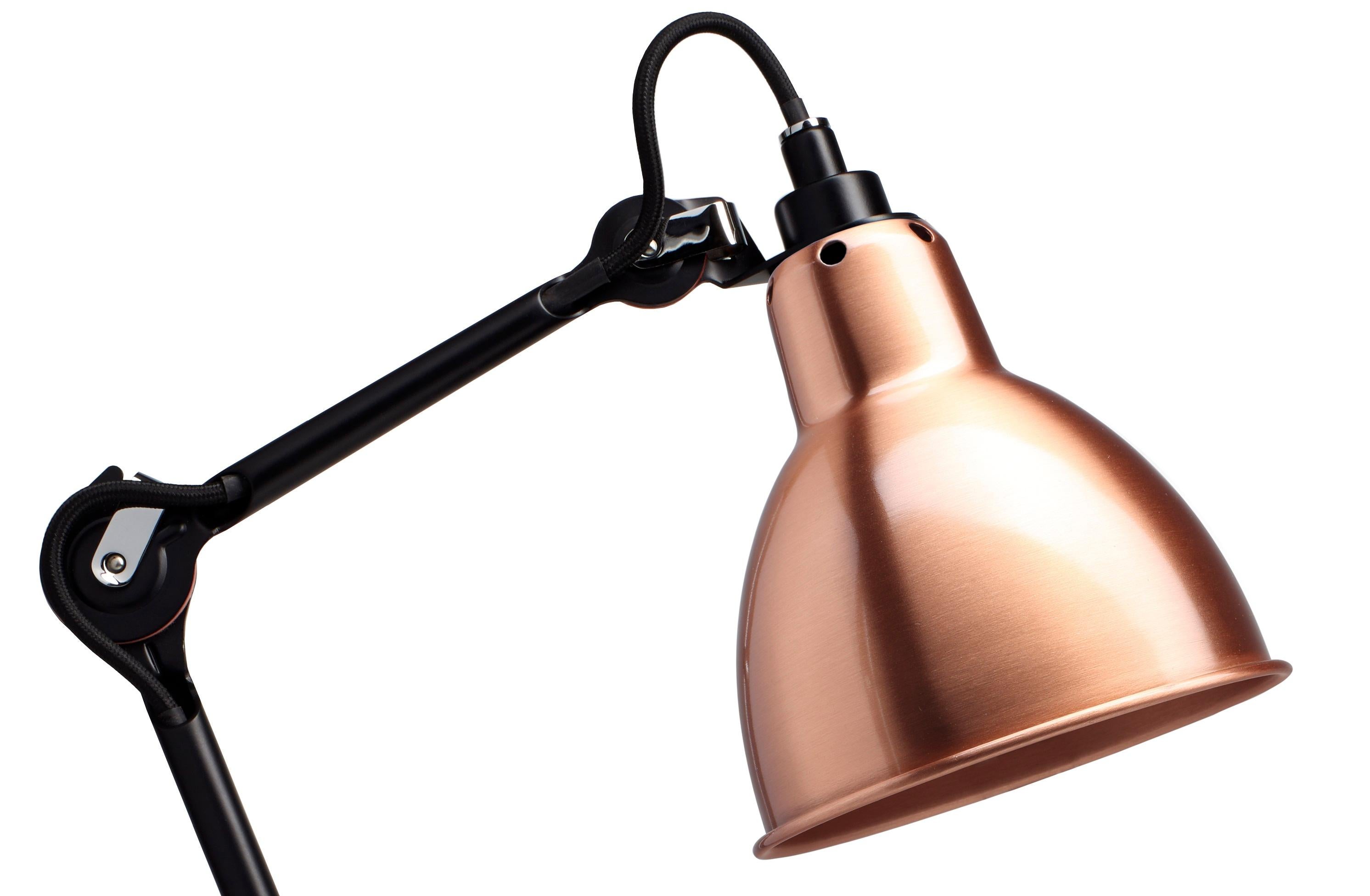 Copper Lampe Gras N° 205 Table Lamp by Bernard-Albin Gras In New Condition For Sale In Geneve, CH