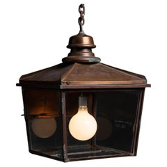 Copper Lantern, England, circa 1890
