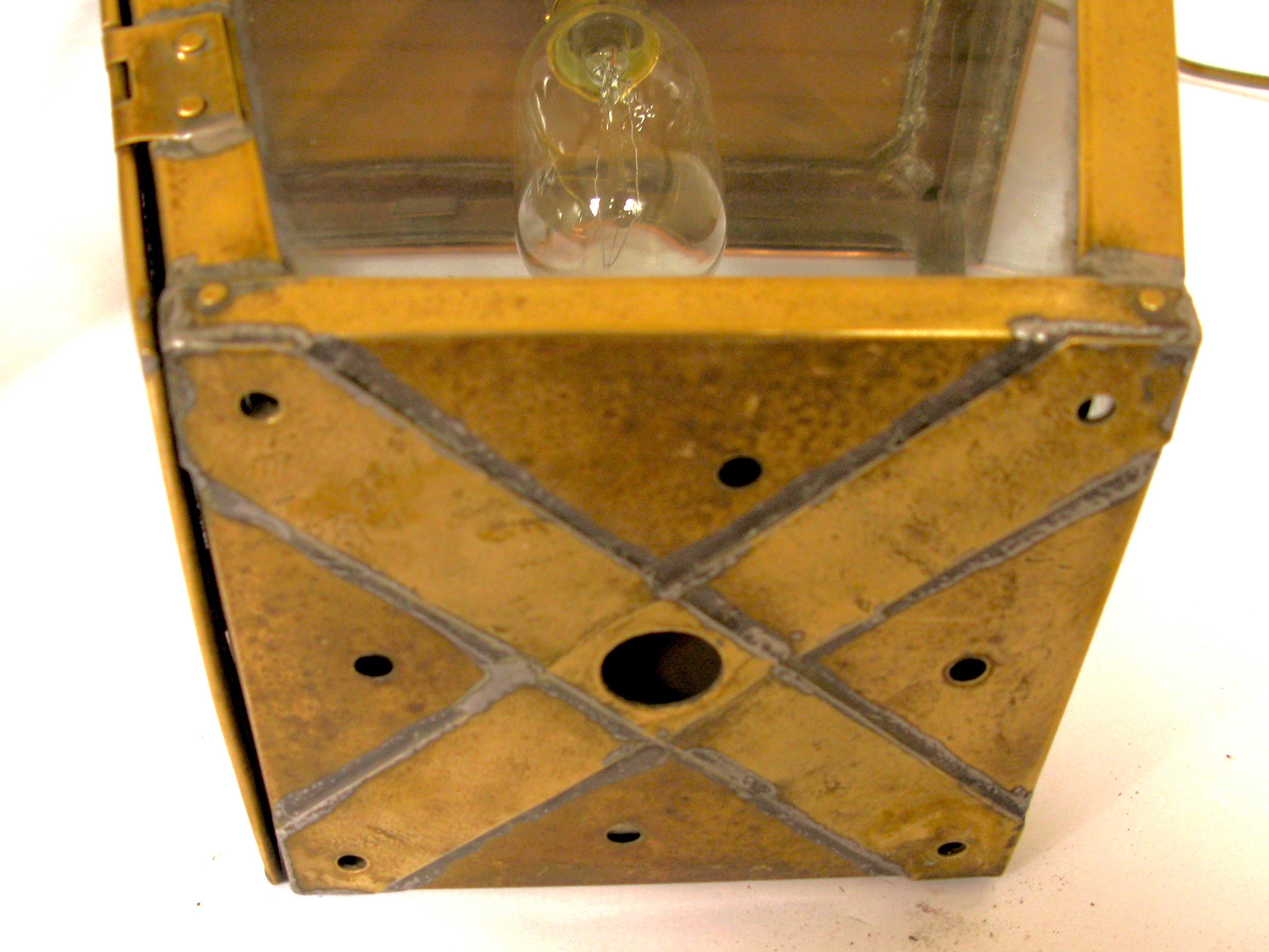 Copper Lantern, English, Mid-20th Century, Entrance Hall Lamp, Decorative Piece 2