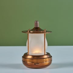 Lampe de lanterne en cuivre pour Chase USA