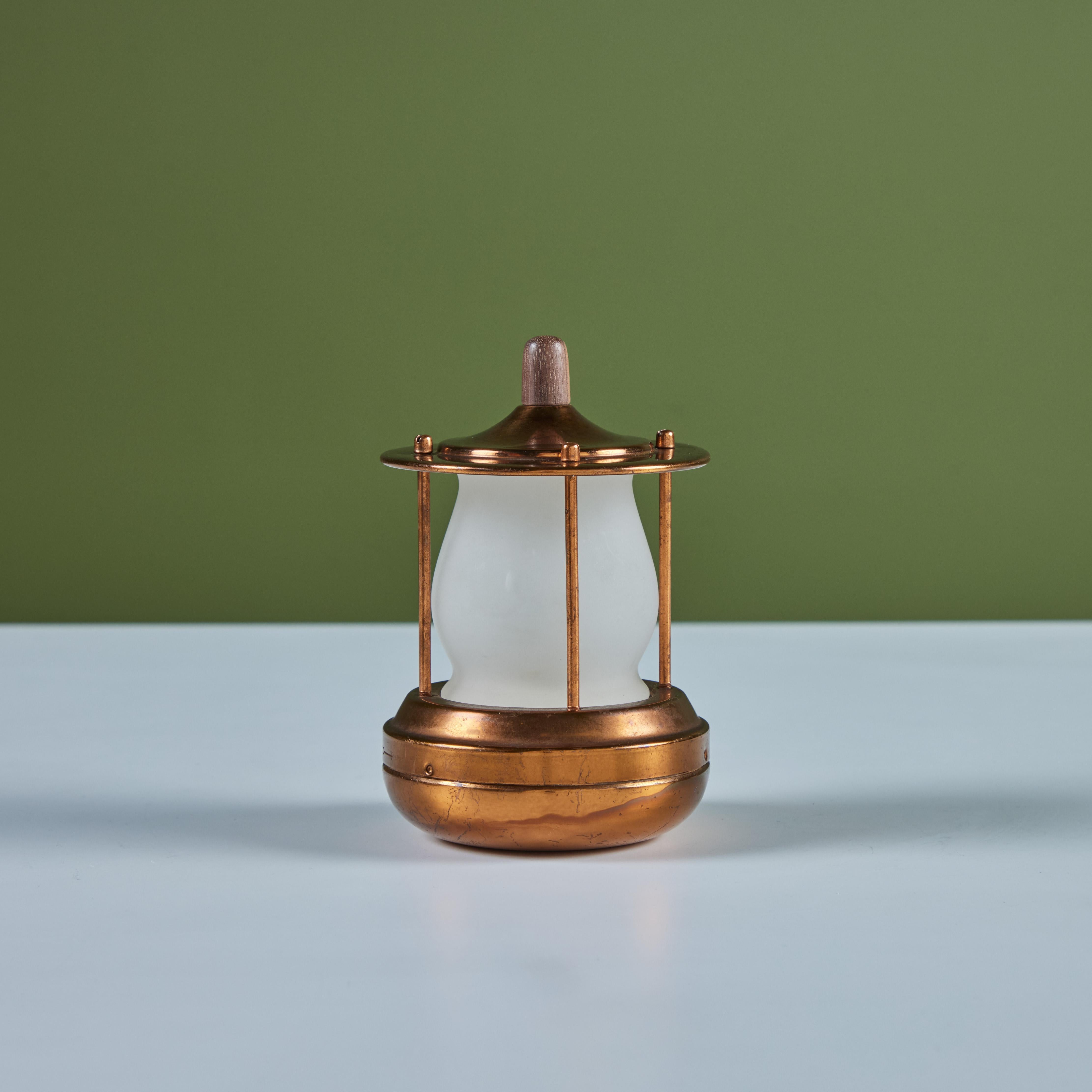 Mid-20th Century Copper Lantern Lamp for Chase USA