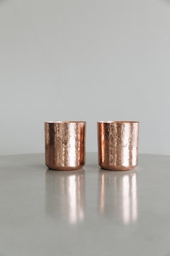 Rustic Hand-Hammered Copper Mexican Medium Candle