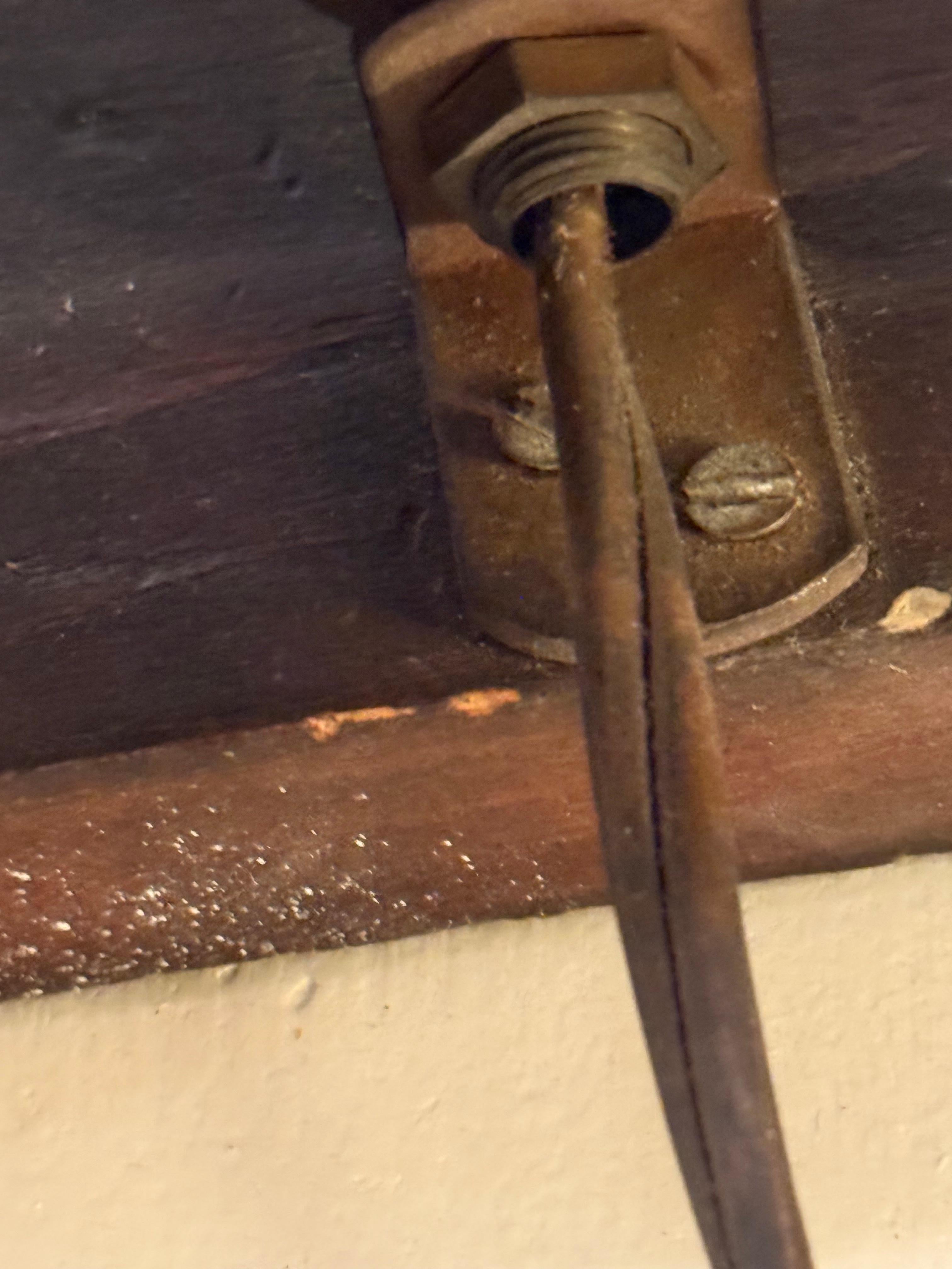 Mid-Century Modern Copper Layered Sconce For Sale