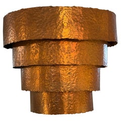 Copper Layered Sconce