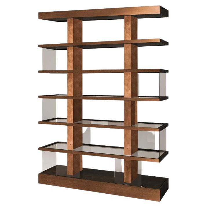 Copper Leaf Bookcase For Sale