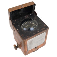 Copper Lifeboat Compass, American, C. 1970's