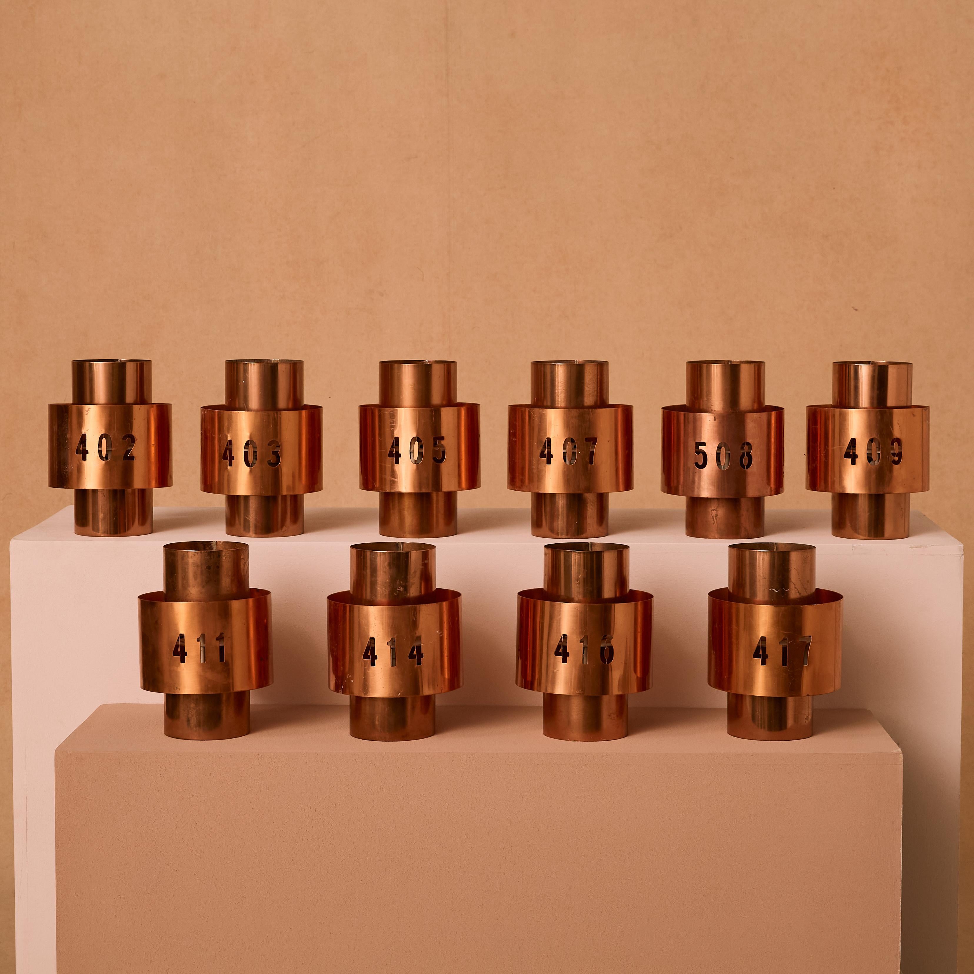 Copper Lights by Paavo Tynell In Good Condition For Sale In London, England