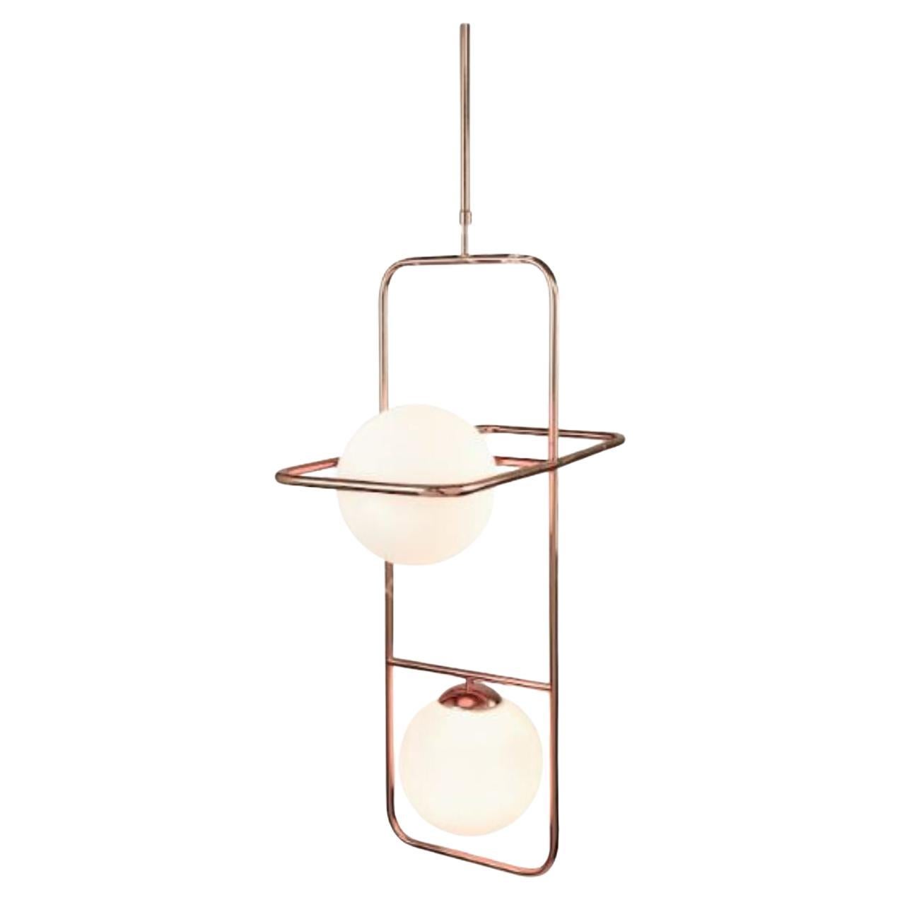 Copper Link II Suspension Lamp by Dooq For Sale