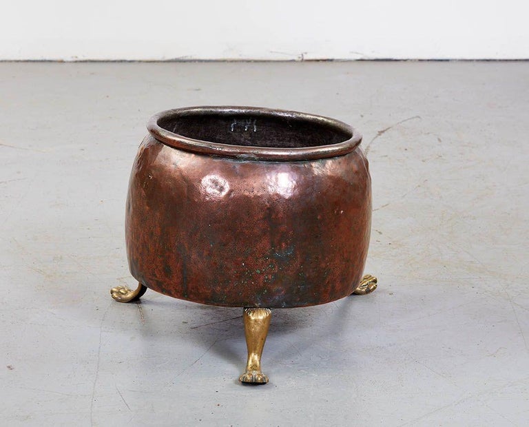 Copper Log Bin For Sale at 1stDibs
