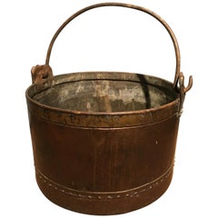 Copper Log Bin