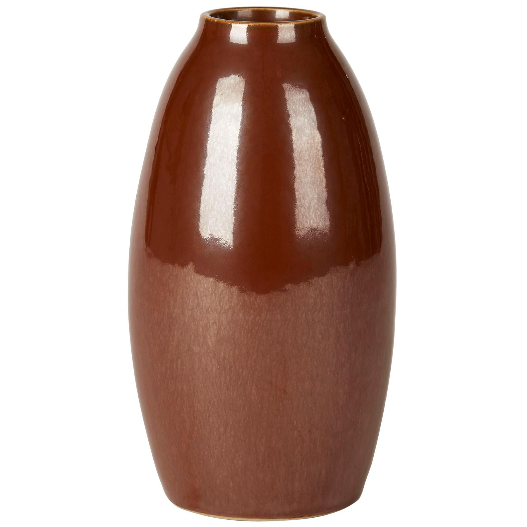 Vintage Copper Lustre Carl-Harry Stålhane for Rörstrand Vase, circa 1950
