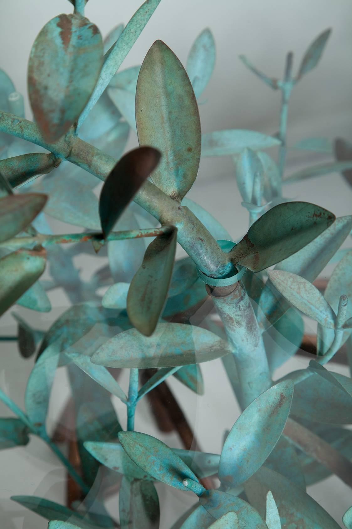Hand-Crafted Copper Mangrove Coffee Table by Garland Faulkner