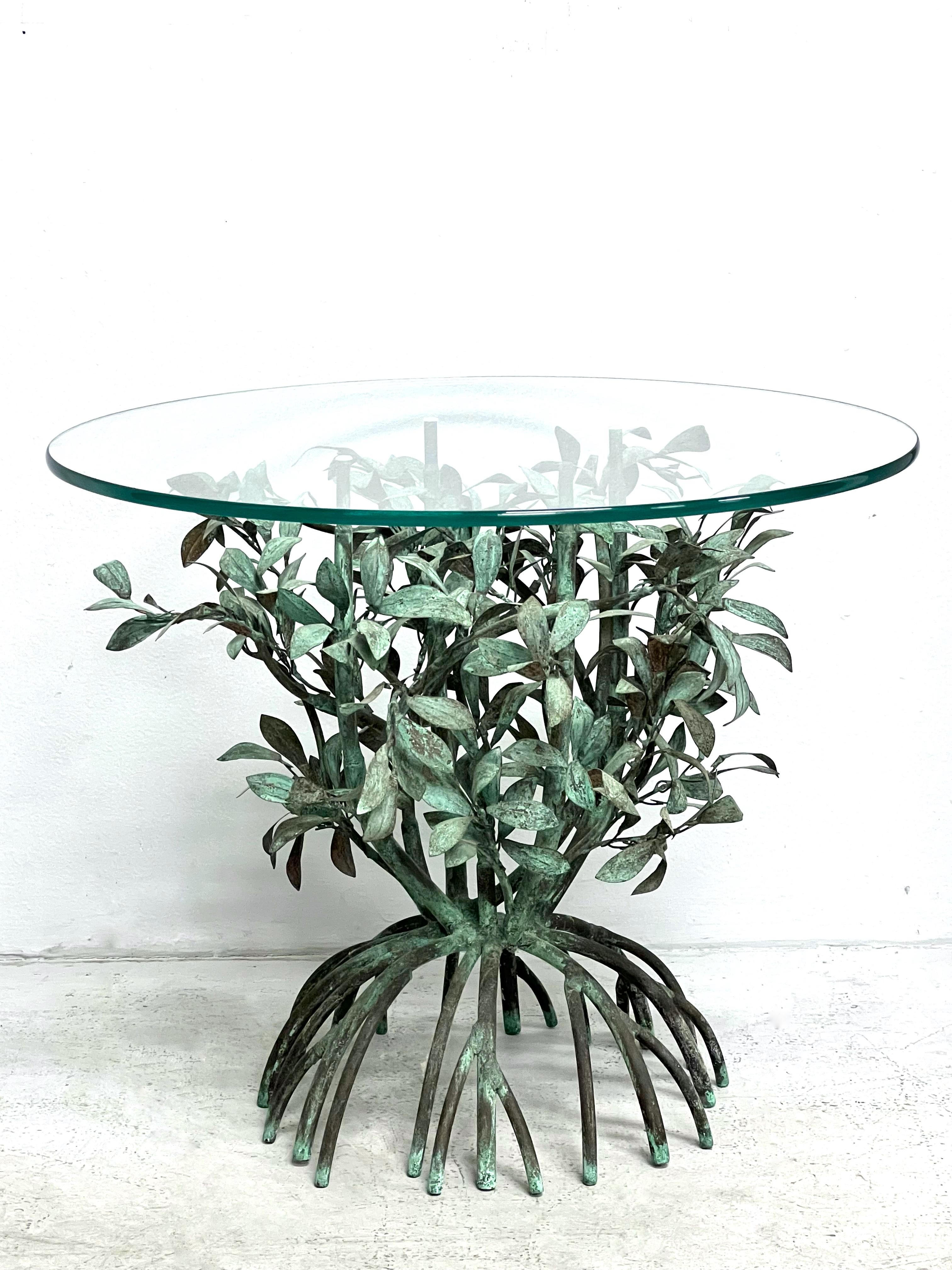 Vintage mangrove side table. 