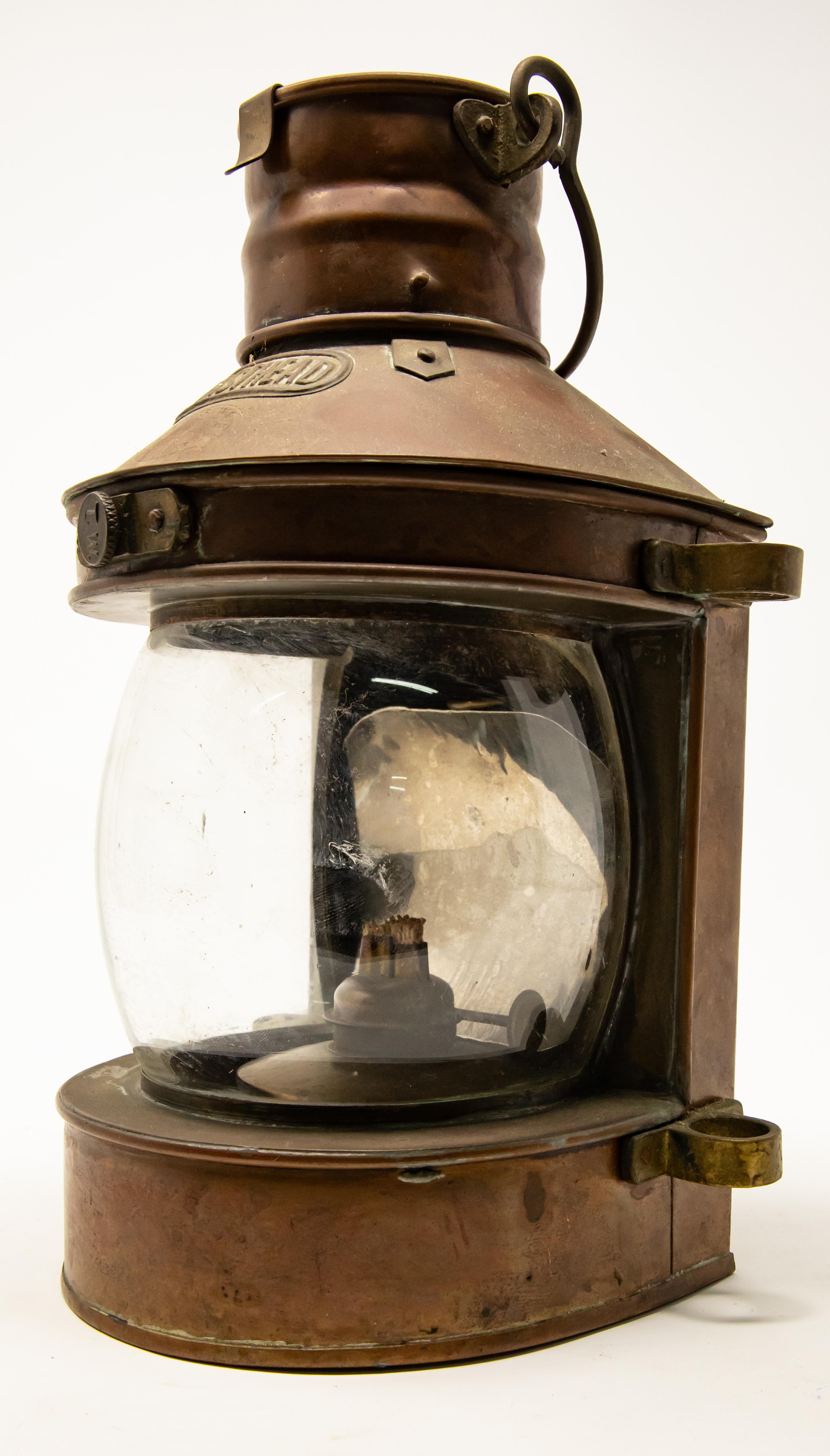 Chinese Export Copper Masthead Ship Lantern